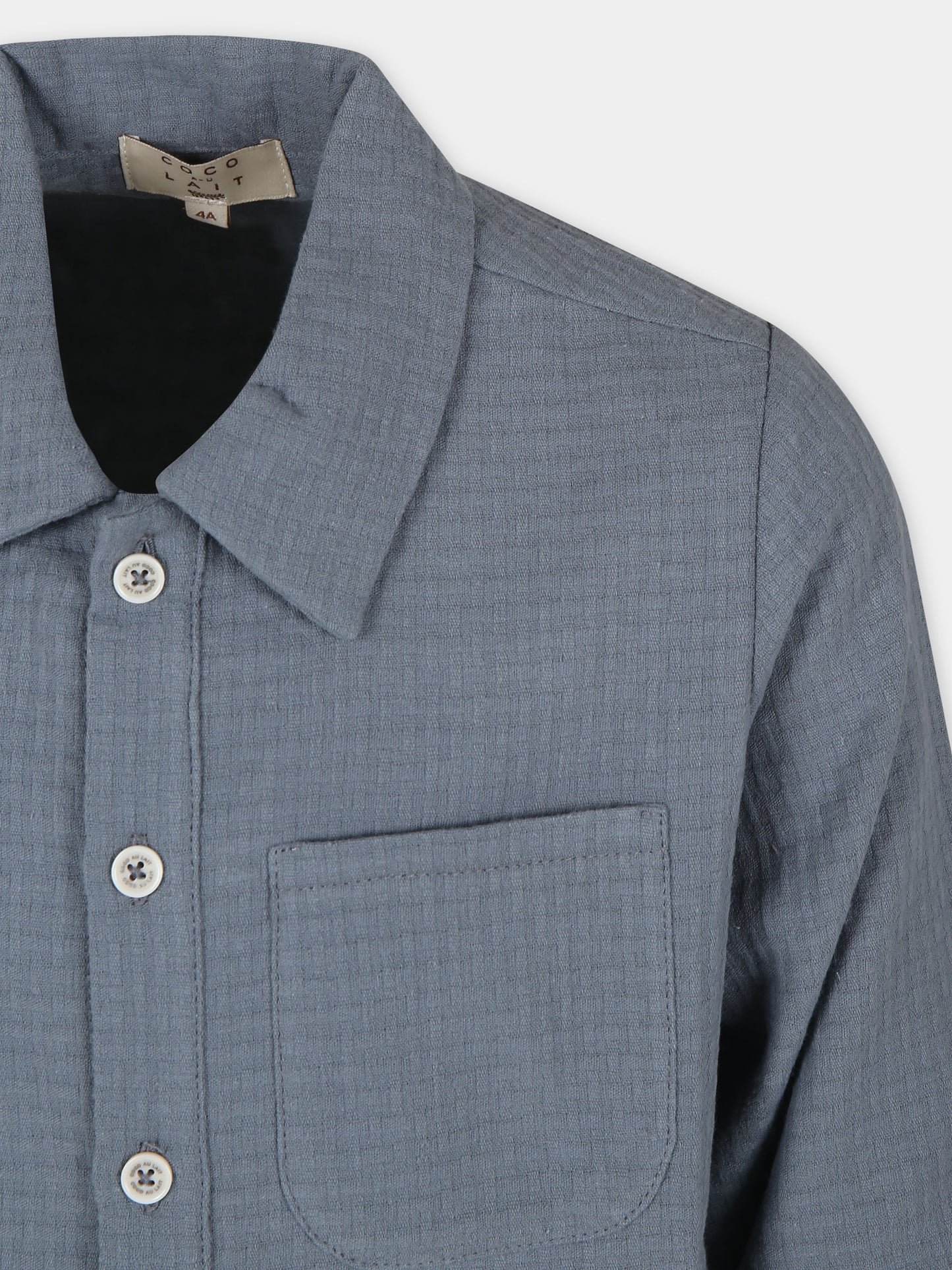 Camicia celeste per bambini,Coco Au Lait,16COCO S078