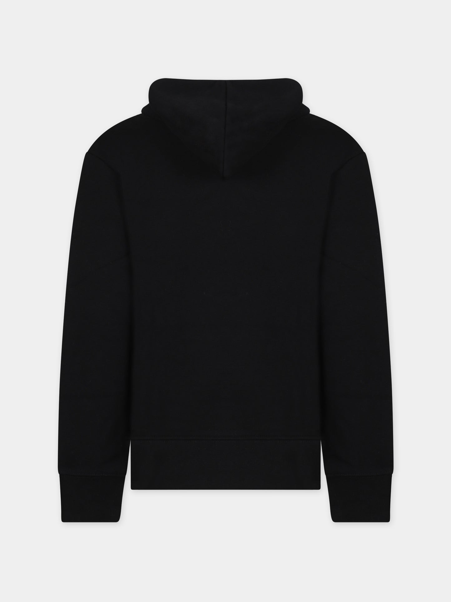 Felpa nera per bambini con ricamo,Jordan,95A905 023