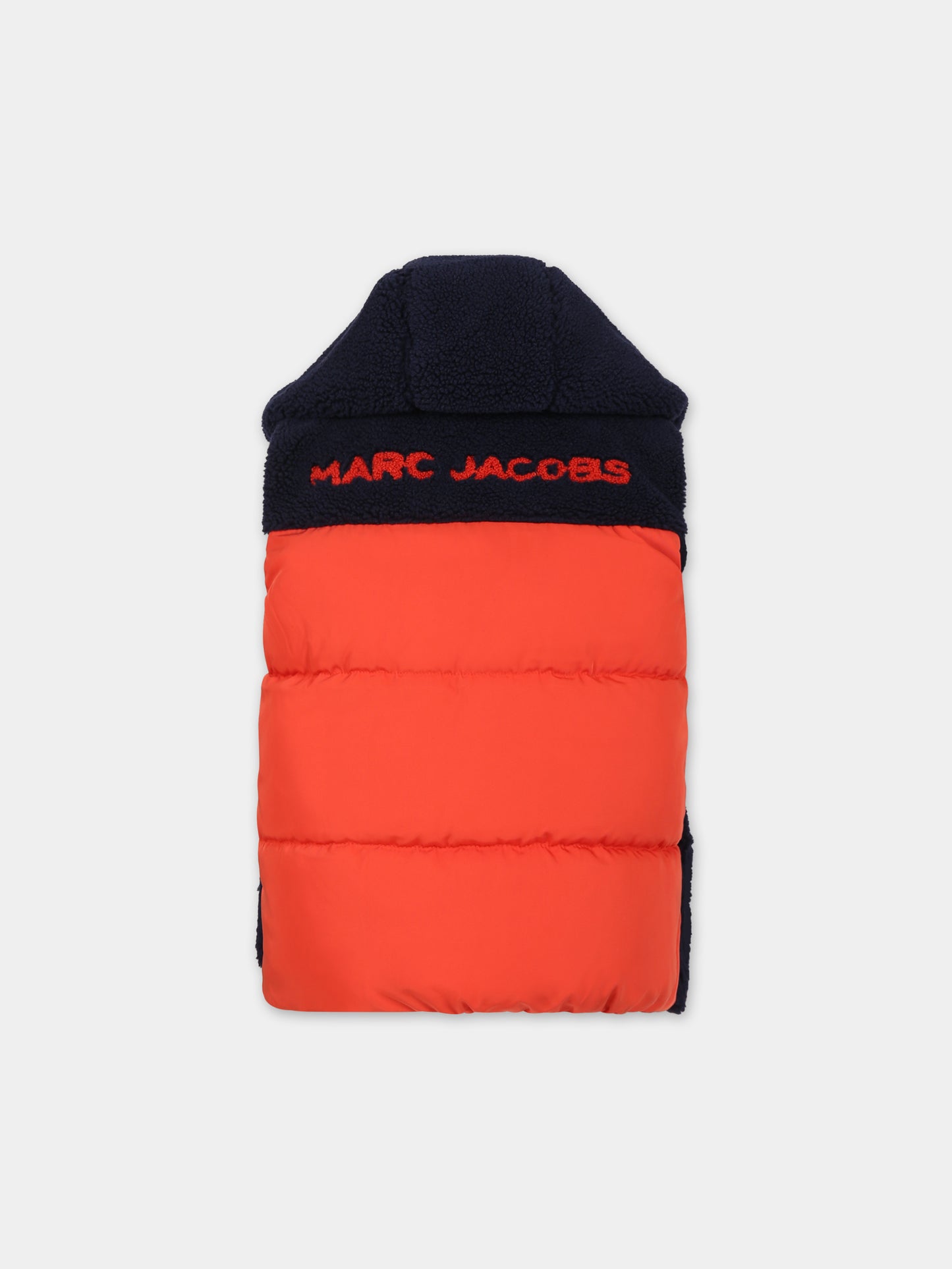 Gilet arancione per bambino con logo,Little Marc Jacobs,W26122 407