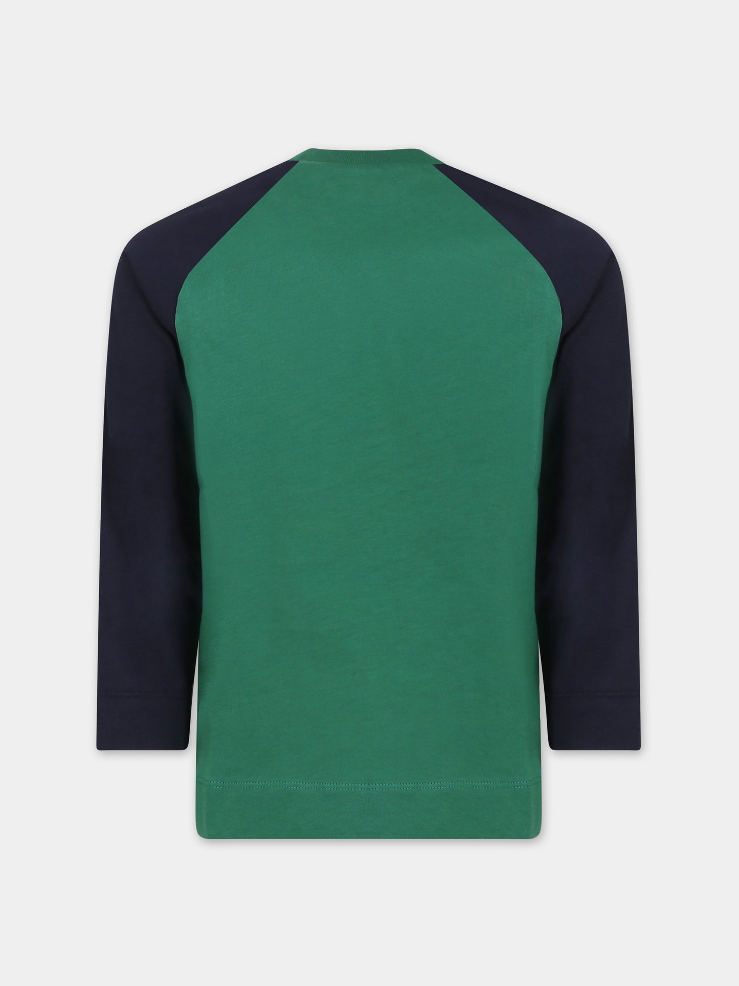 T-shirt blu per bambini con logo,Marni Kids,M00872 0M523