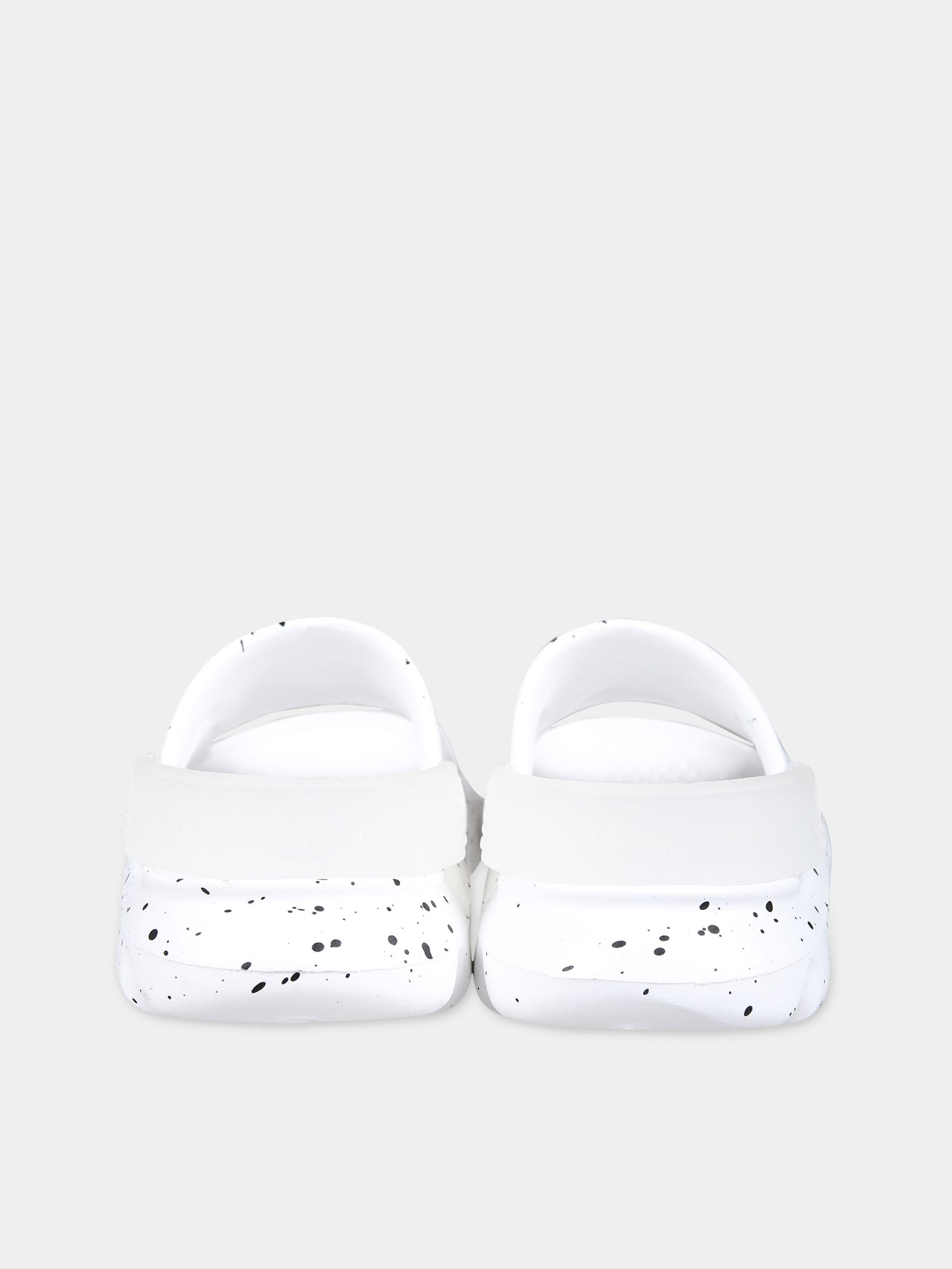 Sandali bianchi per bambini con logo,Calvin Klein Kids,V1X2 80915 0083100