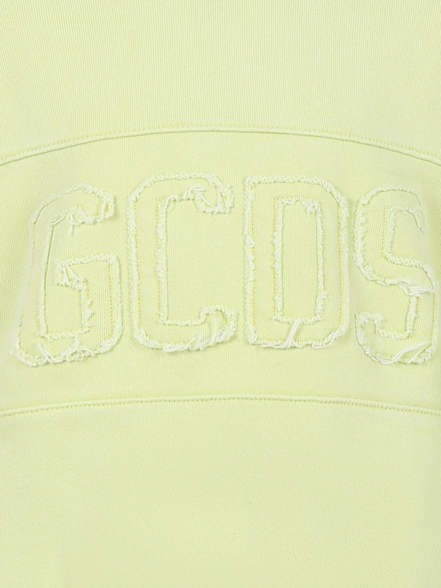Felpa gialla per bambini con logo,Gcds Kids,DMF00D LCC01 30865