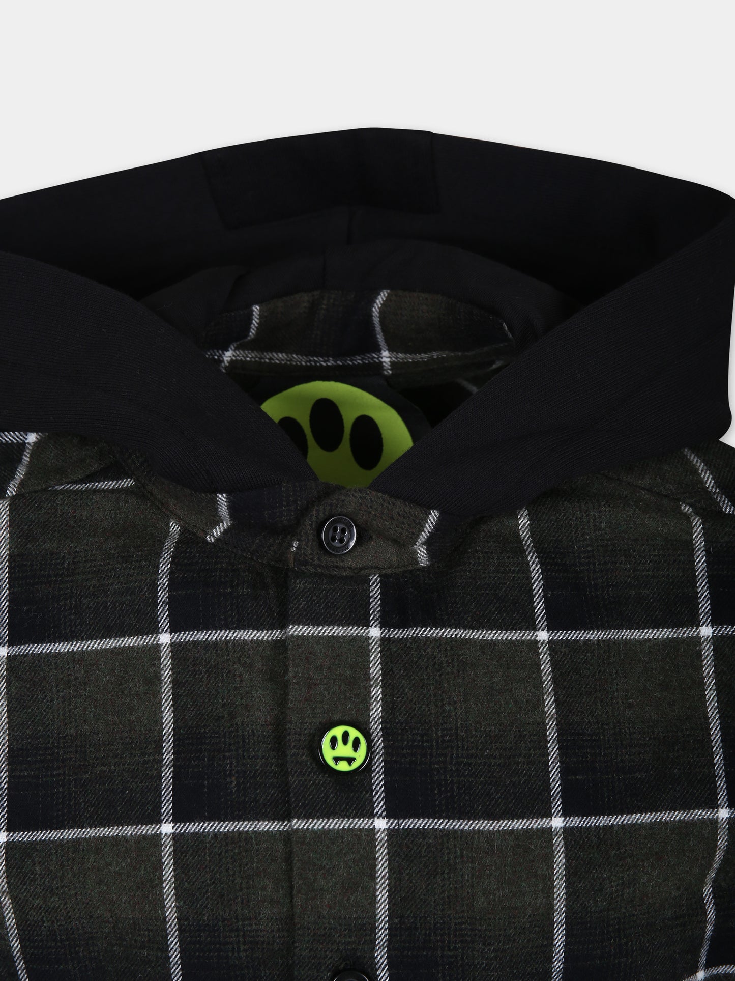Camicia verde per bambini con logo,Barrow,F3BKJUSI035 BW010