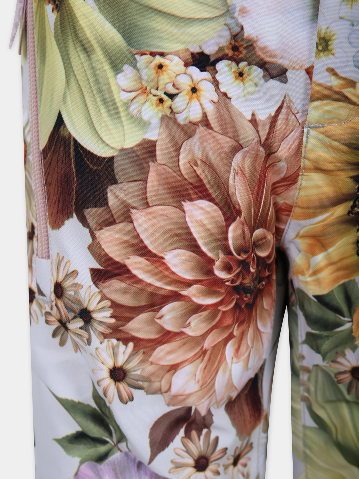 Pantaloni multicolor per bambina con stampa e logo,Molo,5W23I104 6855