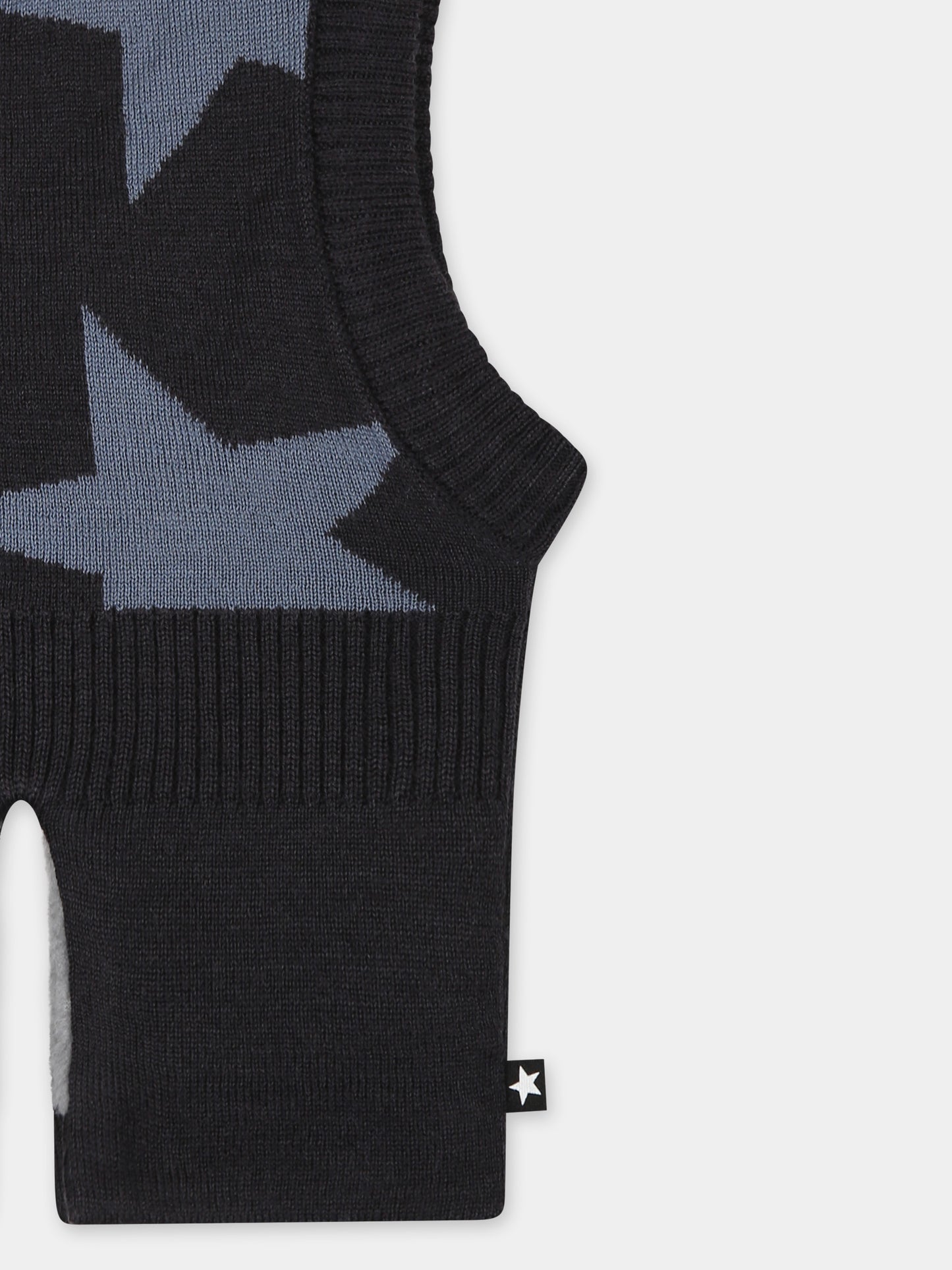 Balaclava blu Snow per bambini con stelle,Molo,7W24S401 8943