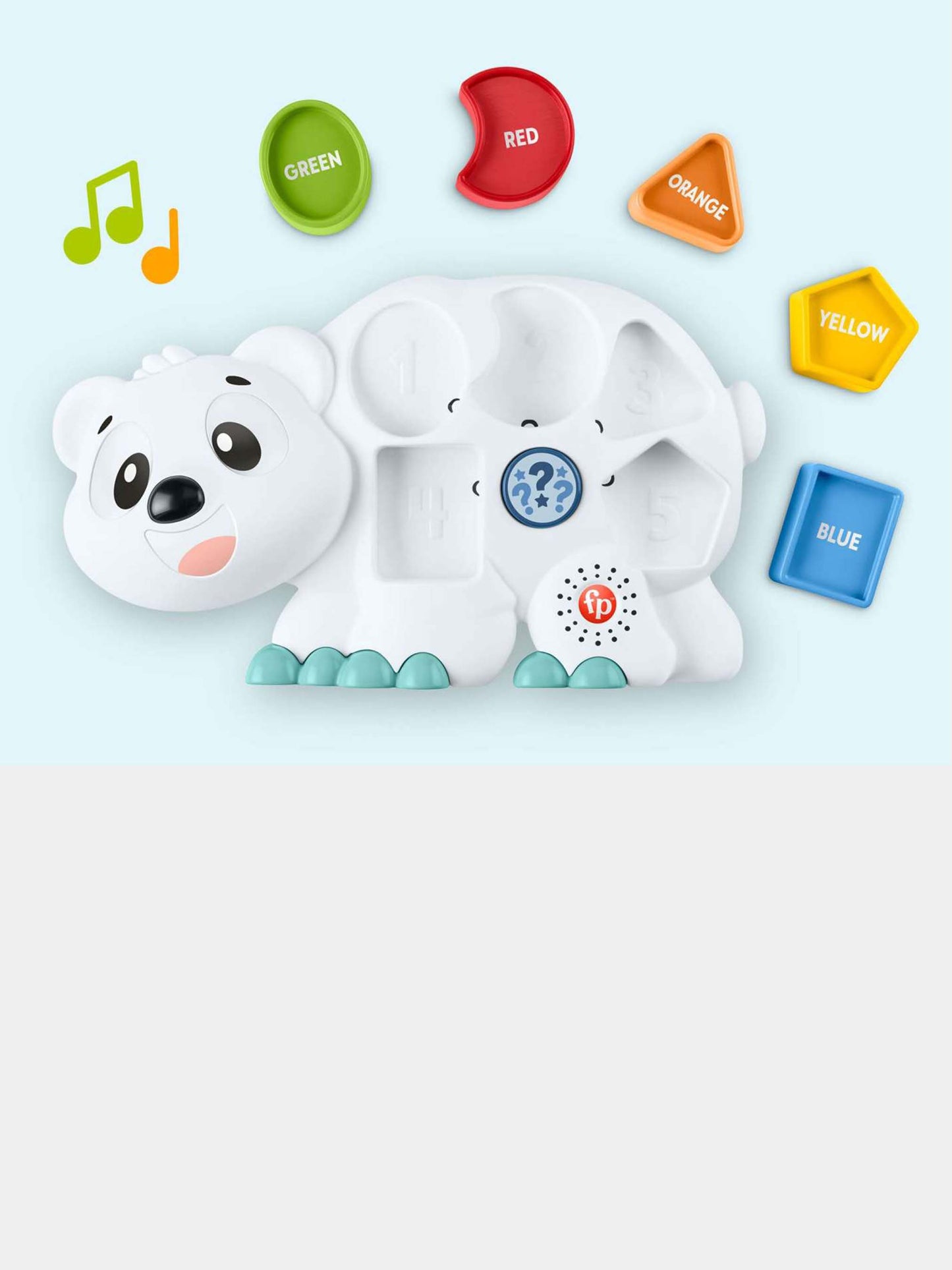 Fabietto Orsetto multicolor per bambini,Fisher Price,HRB80