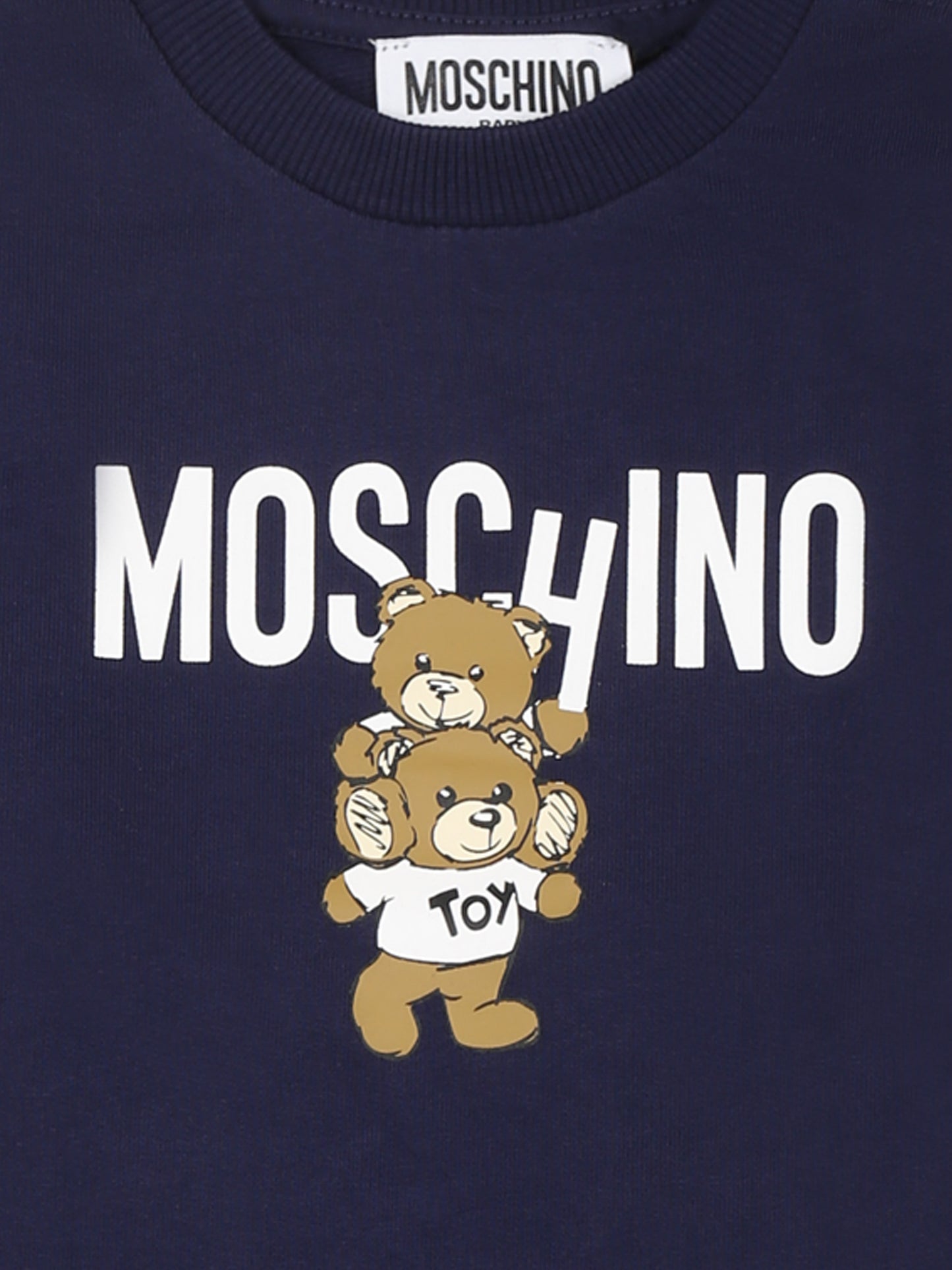 Robe bleue pour bébé fille avec deux Teddy Bears