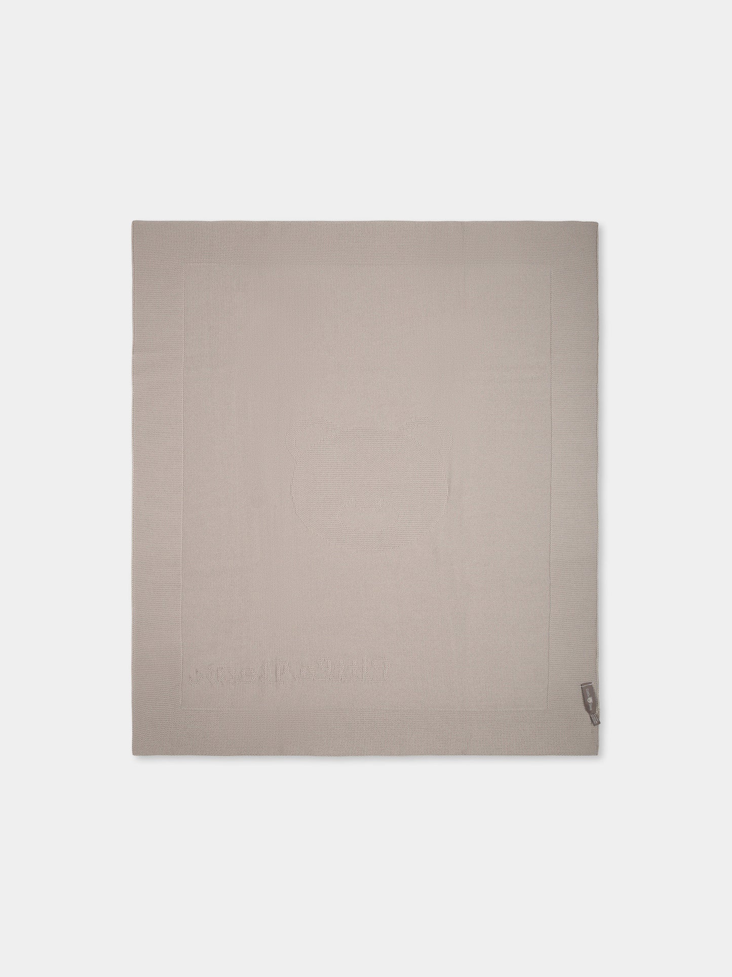 Coperta beige per neonati con orso,Little Bear,9112 TORTORA