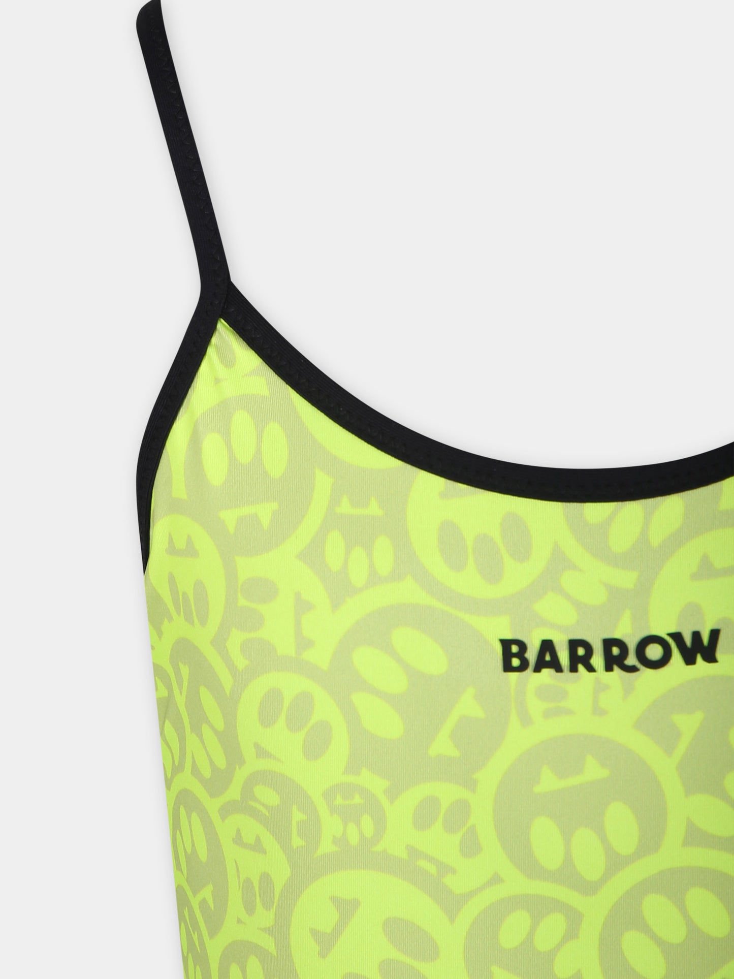 Costume giallo per bambina con stampa smile,Barrow,S4BKJGSM155 023