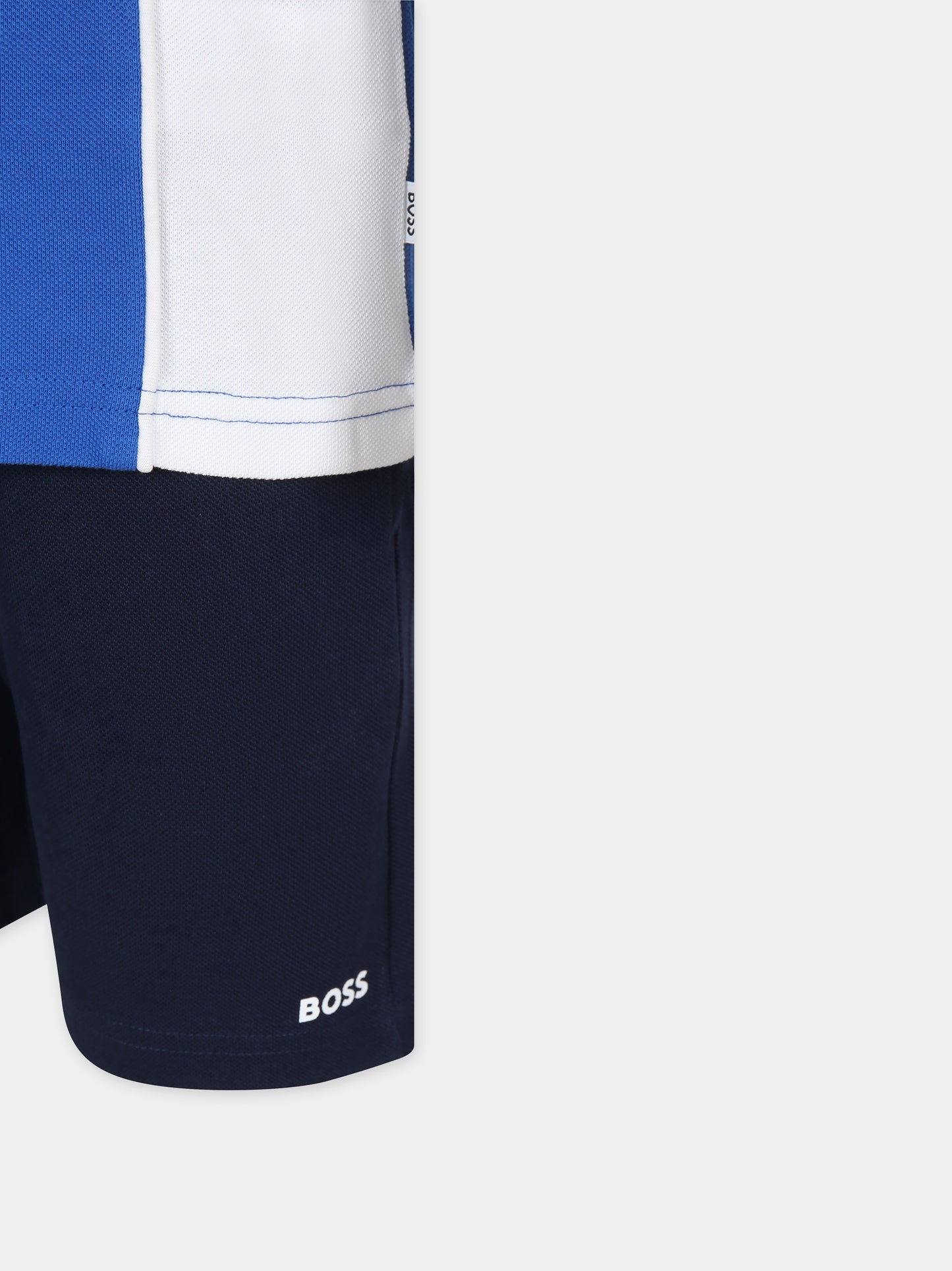 Completo blu per bambino con logo,Boss,J50753 872