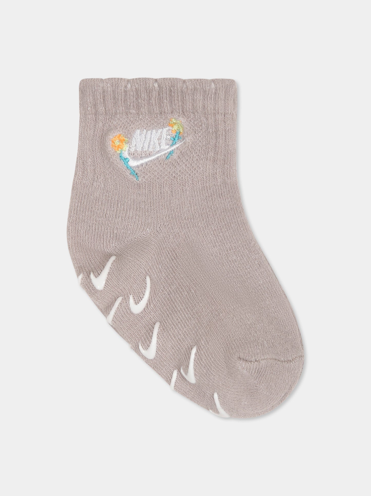 Set calze multicolor per neonata con logo,Nike,NN1175 782