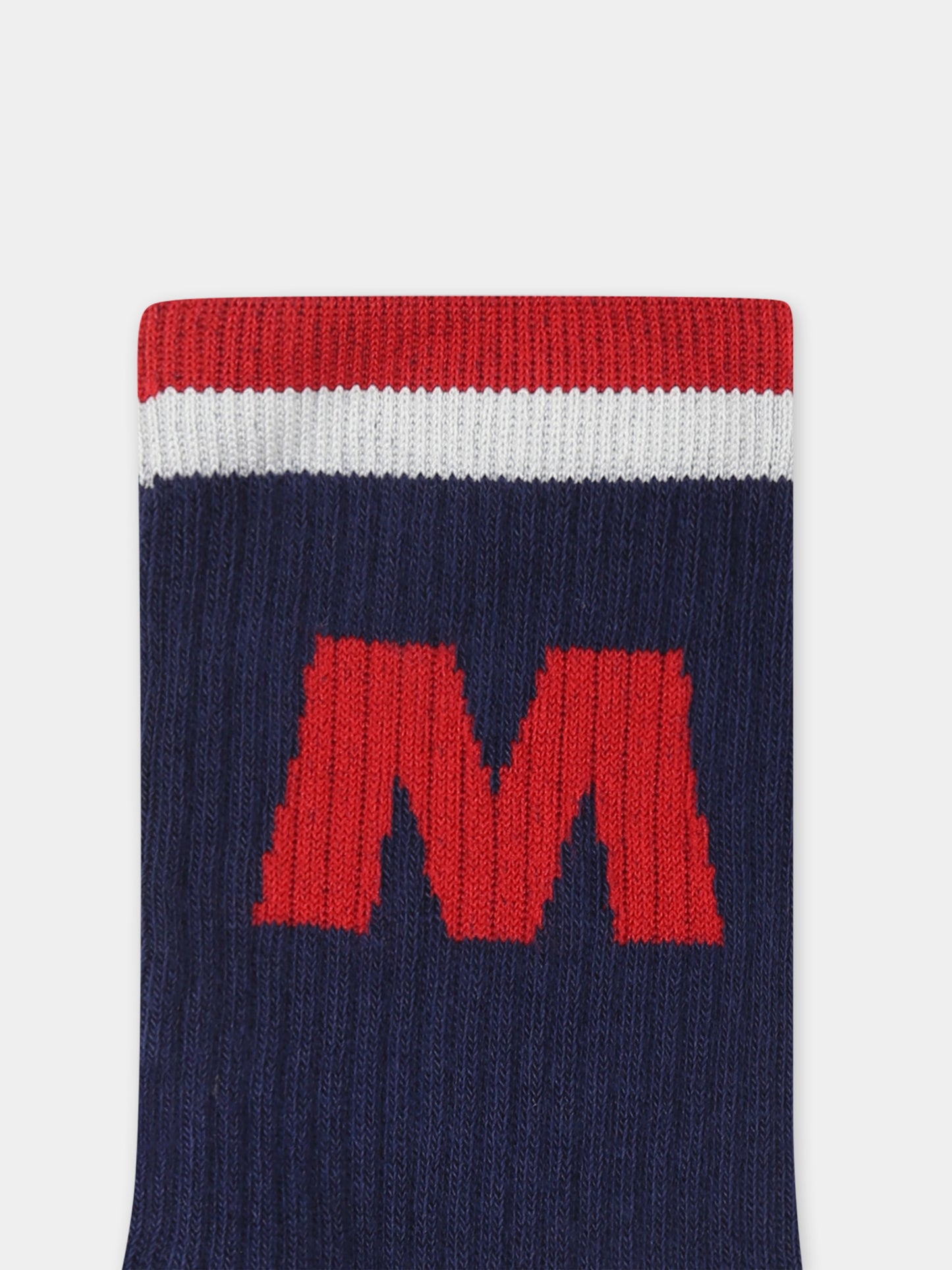 Calze blu per bambini con logo,Marni Kids,M01472 M00U1 MZ33U 0M803