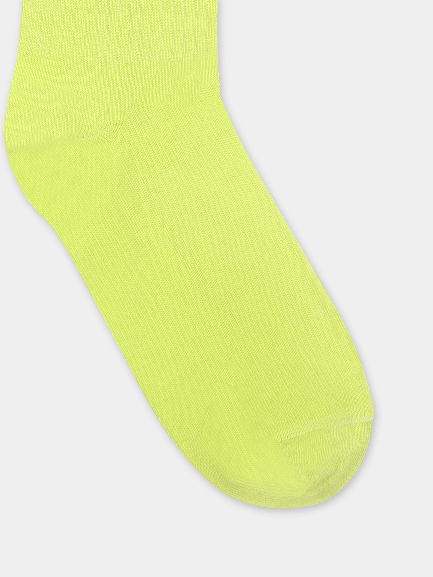 Calze gialle per bambini con logo numerico,Mm6 Maison Margiela,M60571 MM045 MM6Z9U M6513