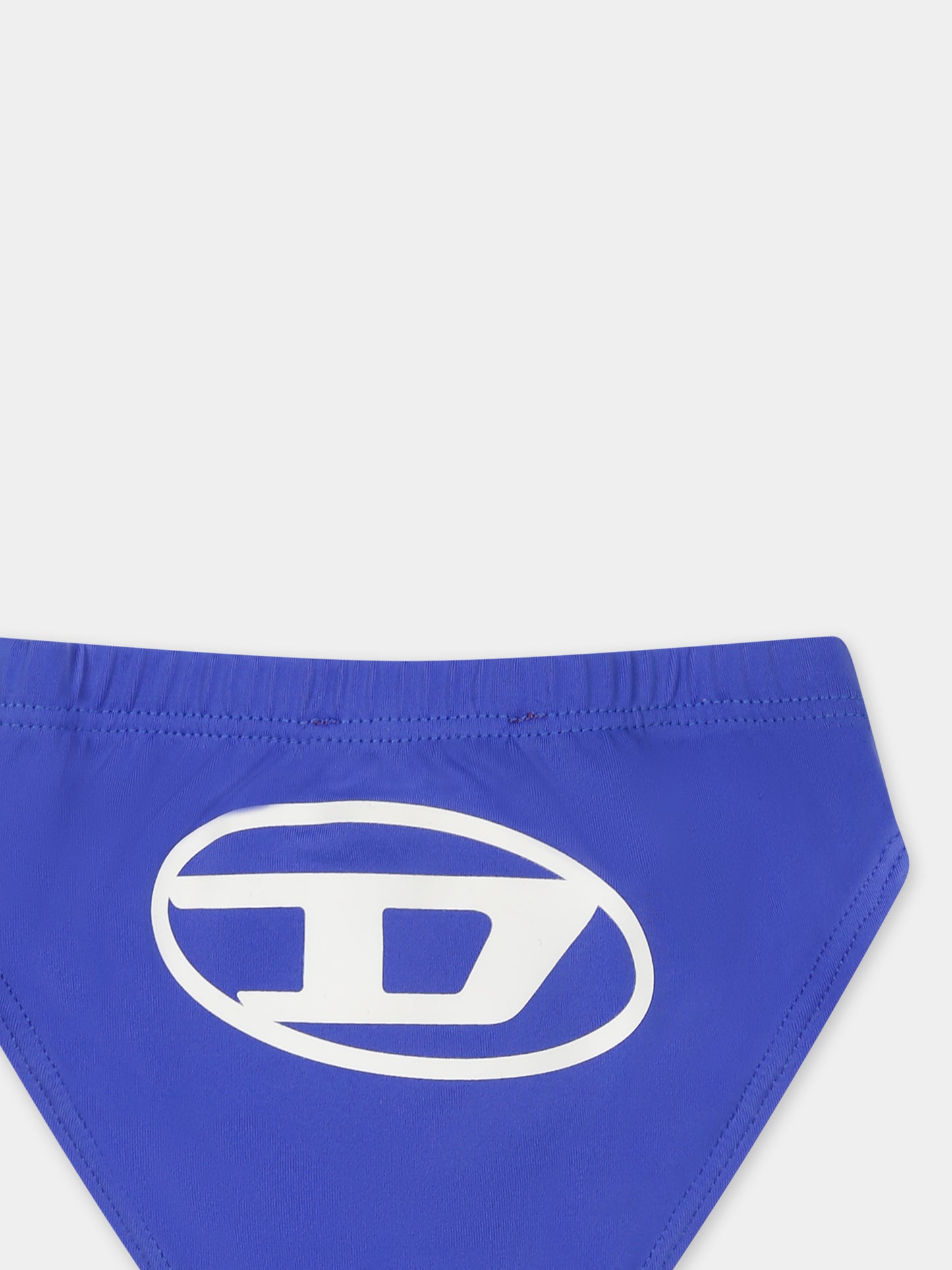 Slip de bain bleu pour bébé garçon avec logo