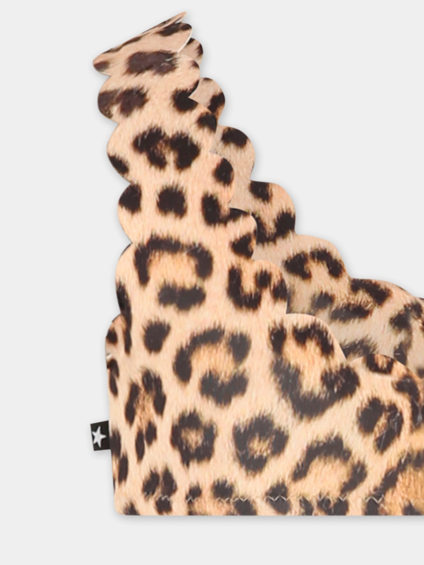 Bikini marron pour fille avec imprimé tacheté