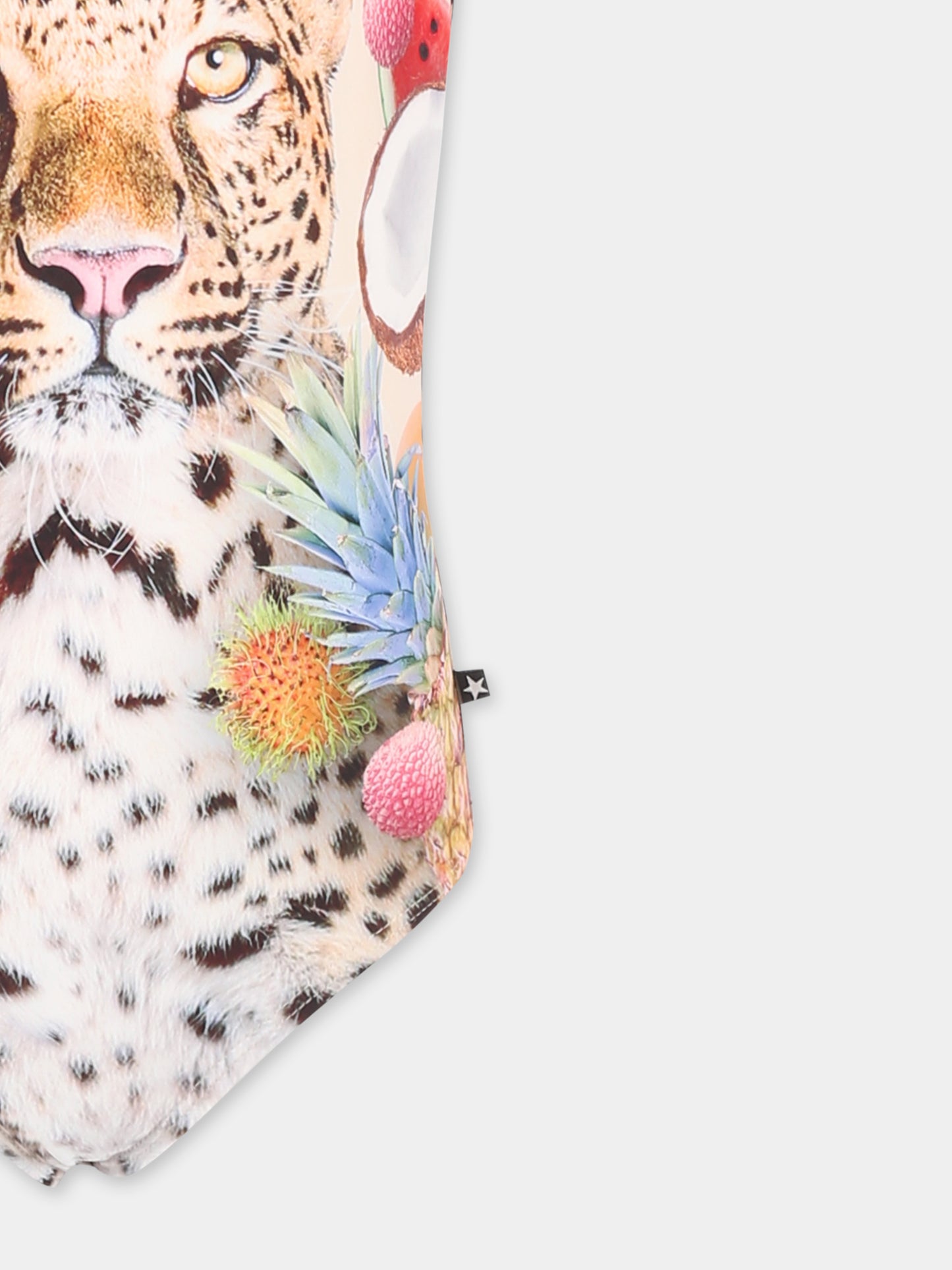 Maillot de bain multicolor pour fille avec léopard