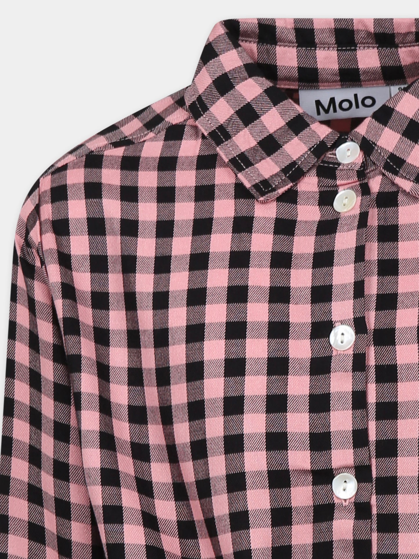 Chemise rose pour fille