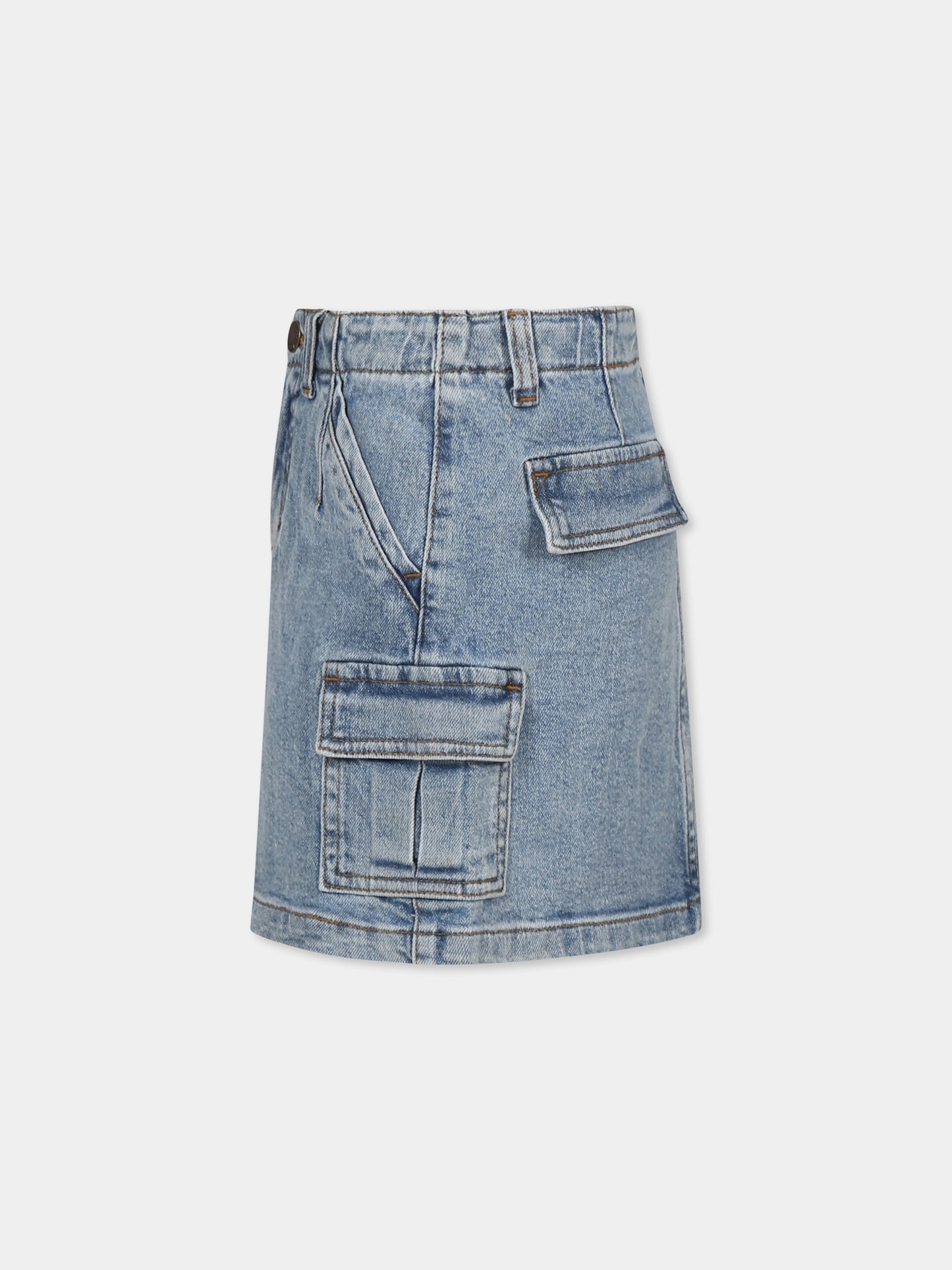 Jupe denim pour fille
