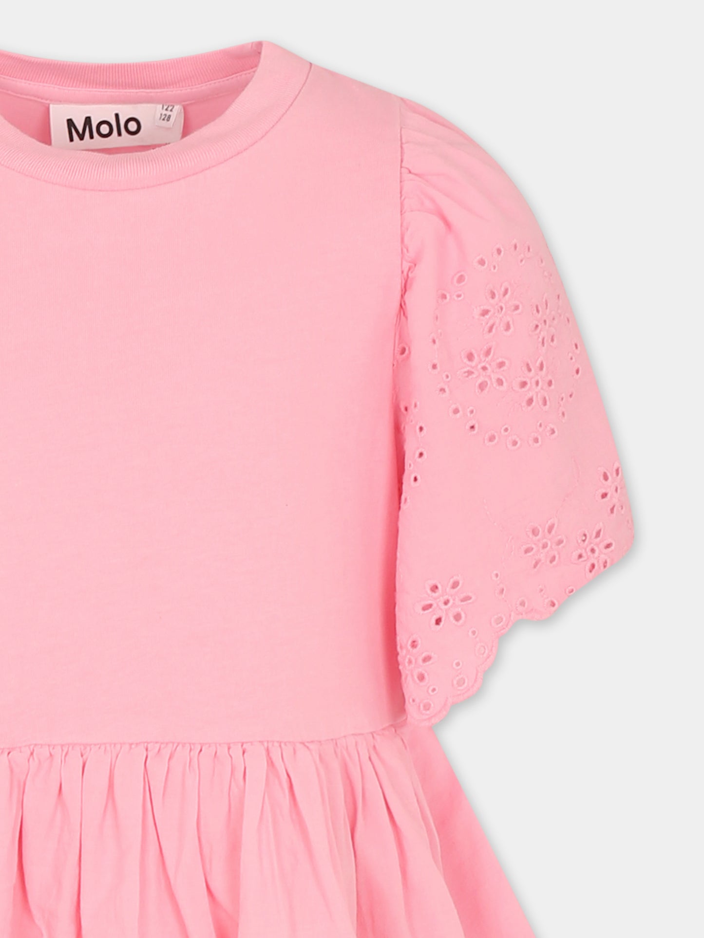 Vestito Ceelia rosa per bambina,Molo,2S25E142 5476