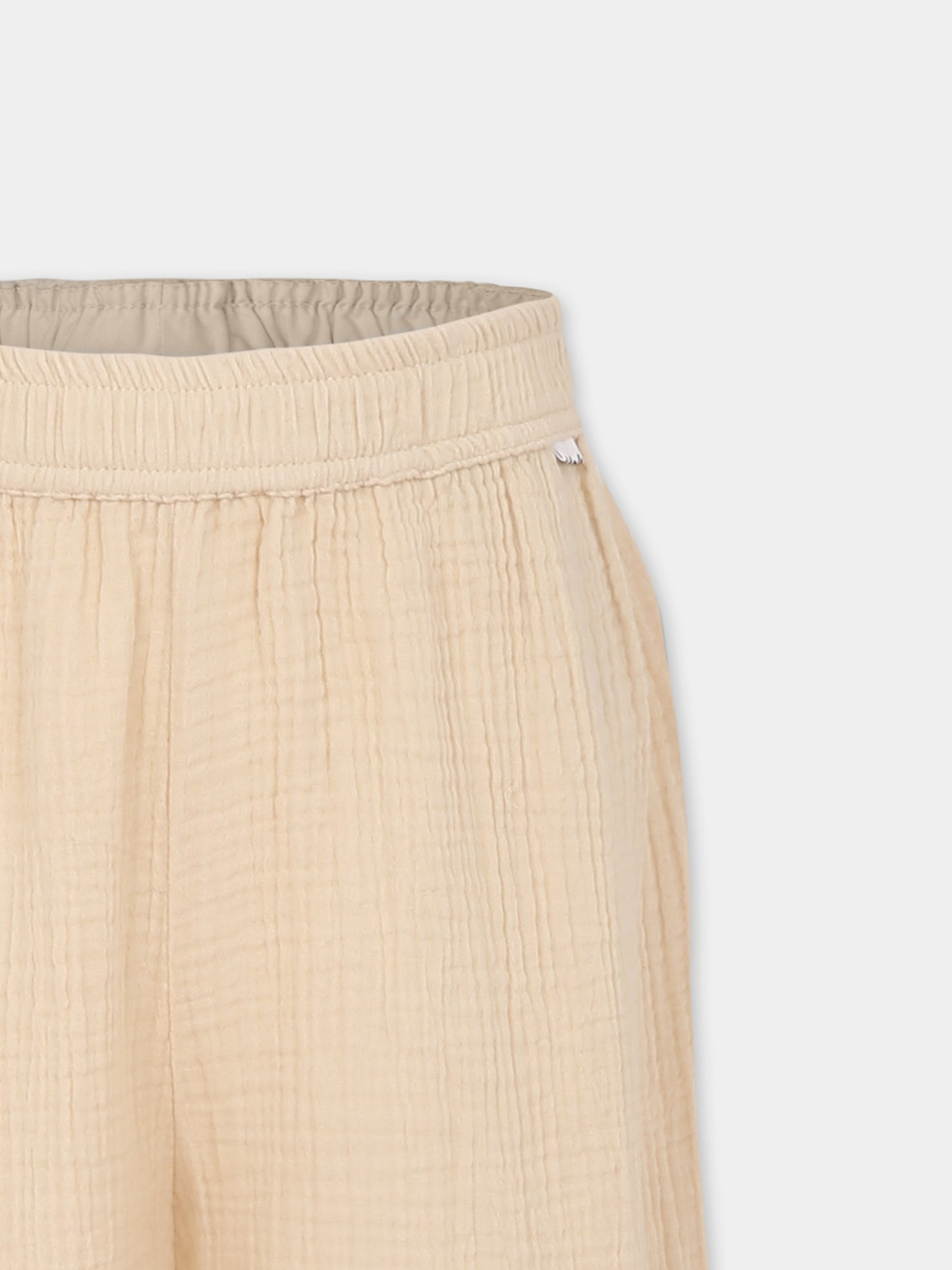 Pantaloni Agatha beige per bambina,Molo,2S25I102 5410