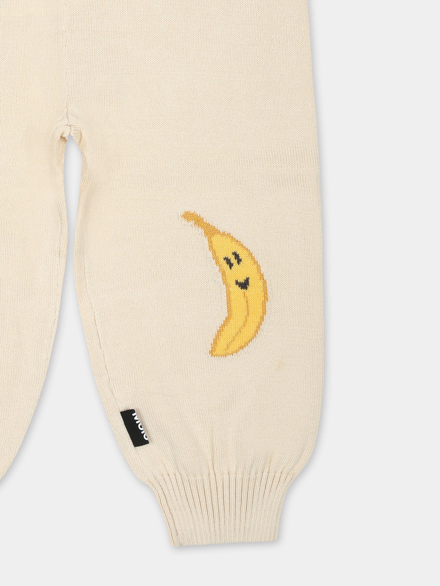 Pantaloni Sol avorio per neoanti con frutta,Molo,6S25I211 3856