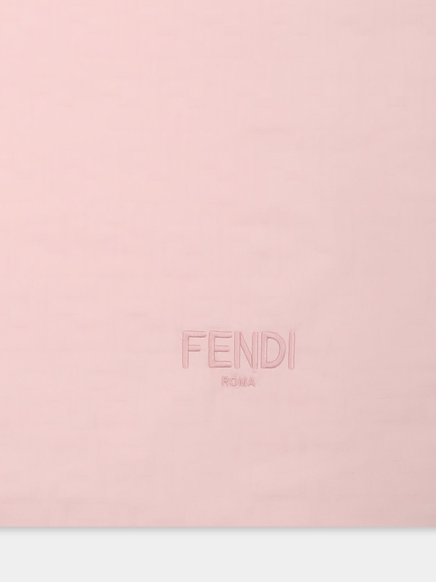 Couverture rose pour bébé fille avec FF