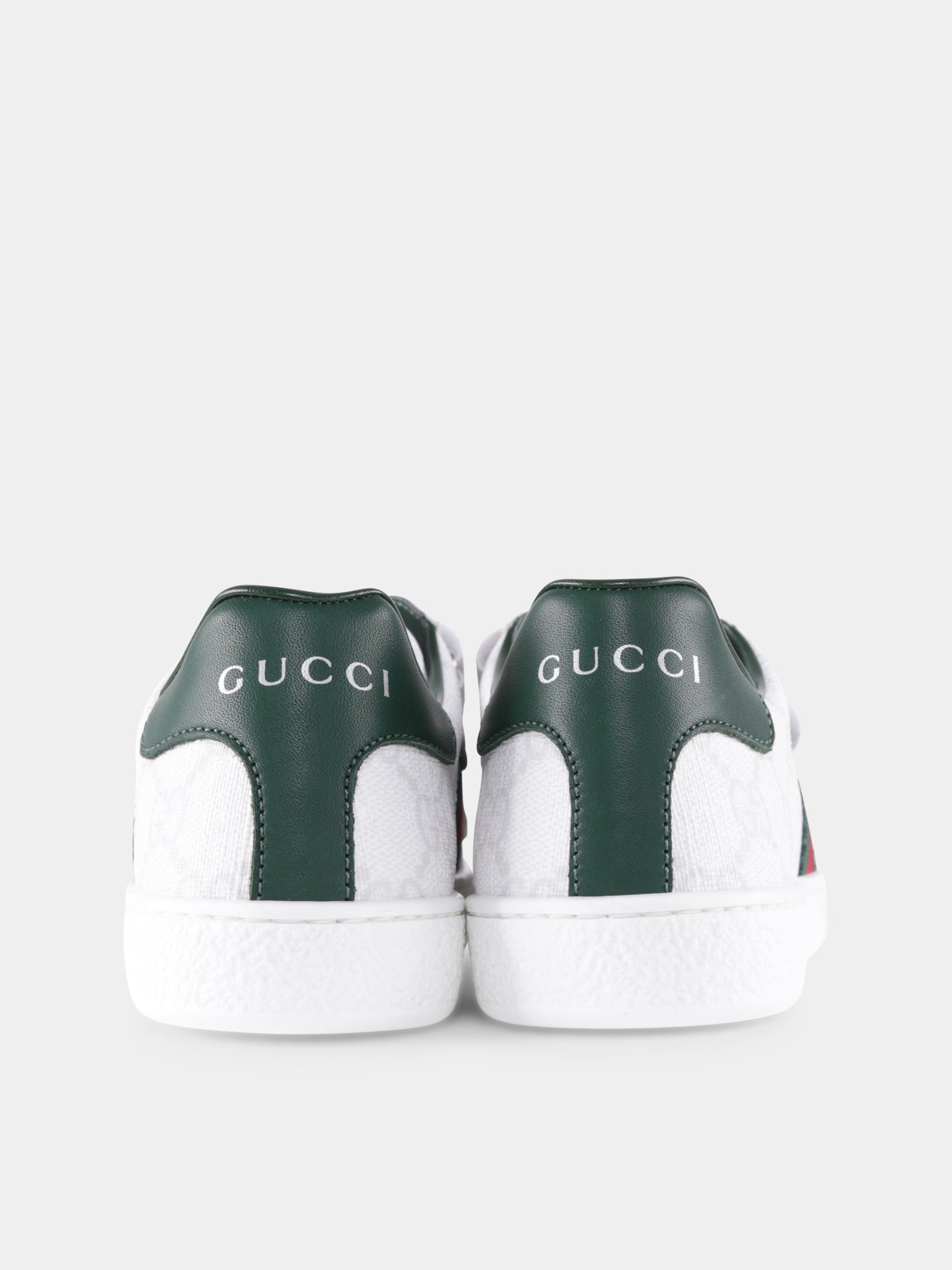 Baskets Ace blanches pour enfants avec logo