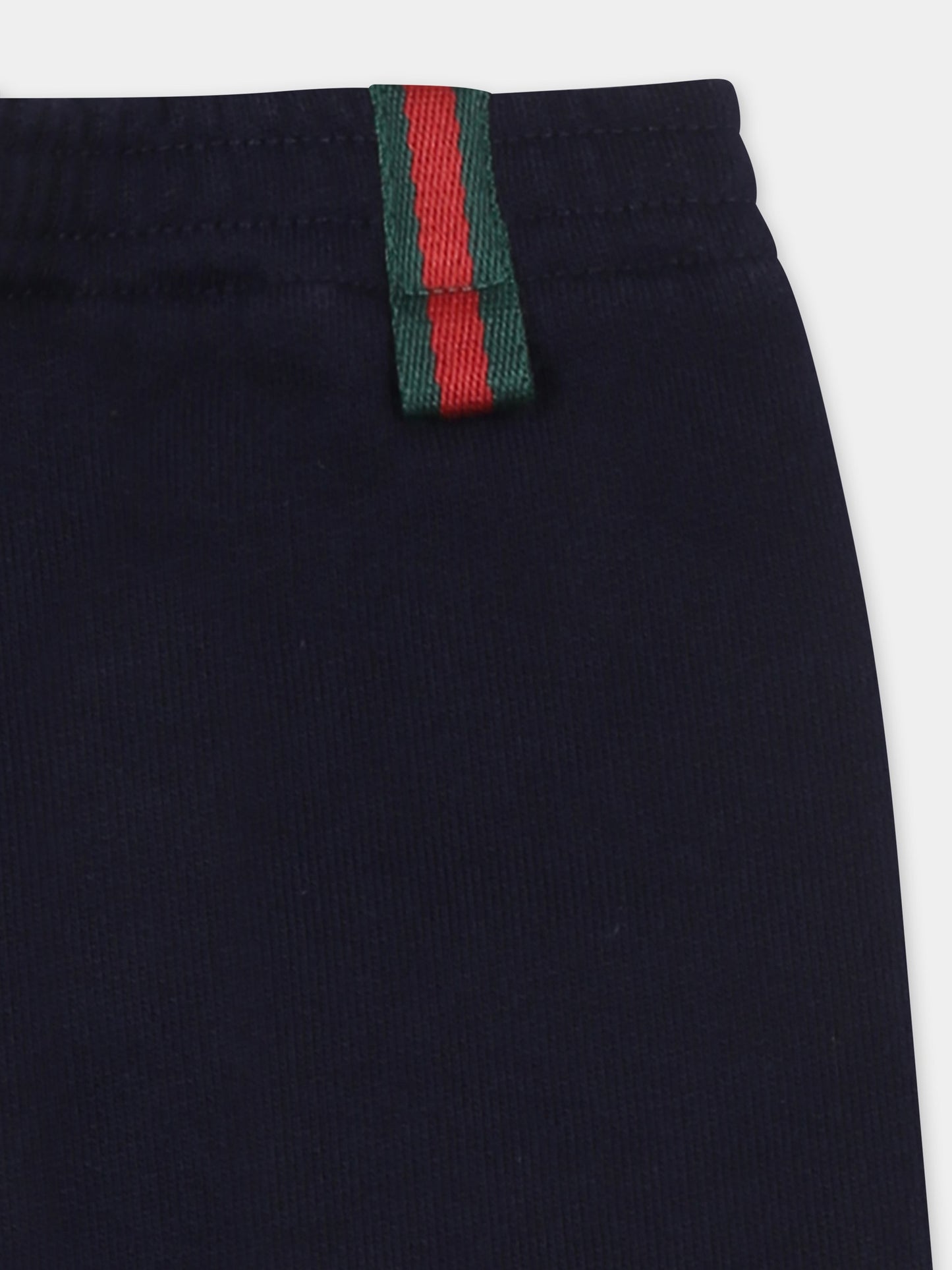 Pantalon bleu pour bébé enfants avec logo