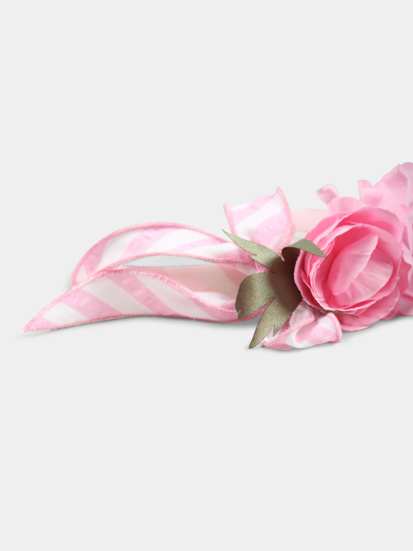 Bandeau rose pour bébé fille avec roses