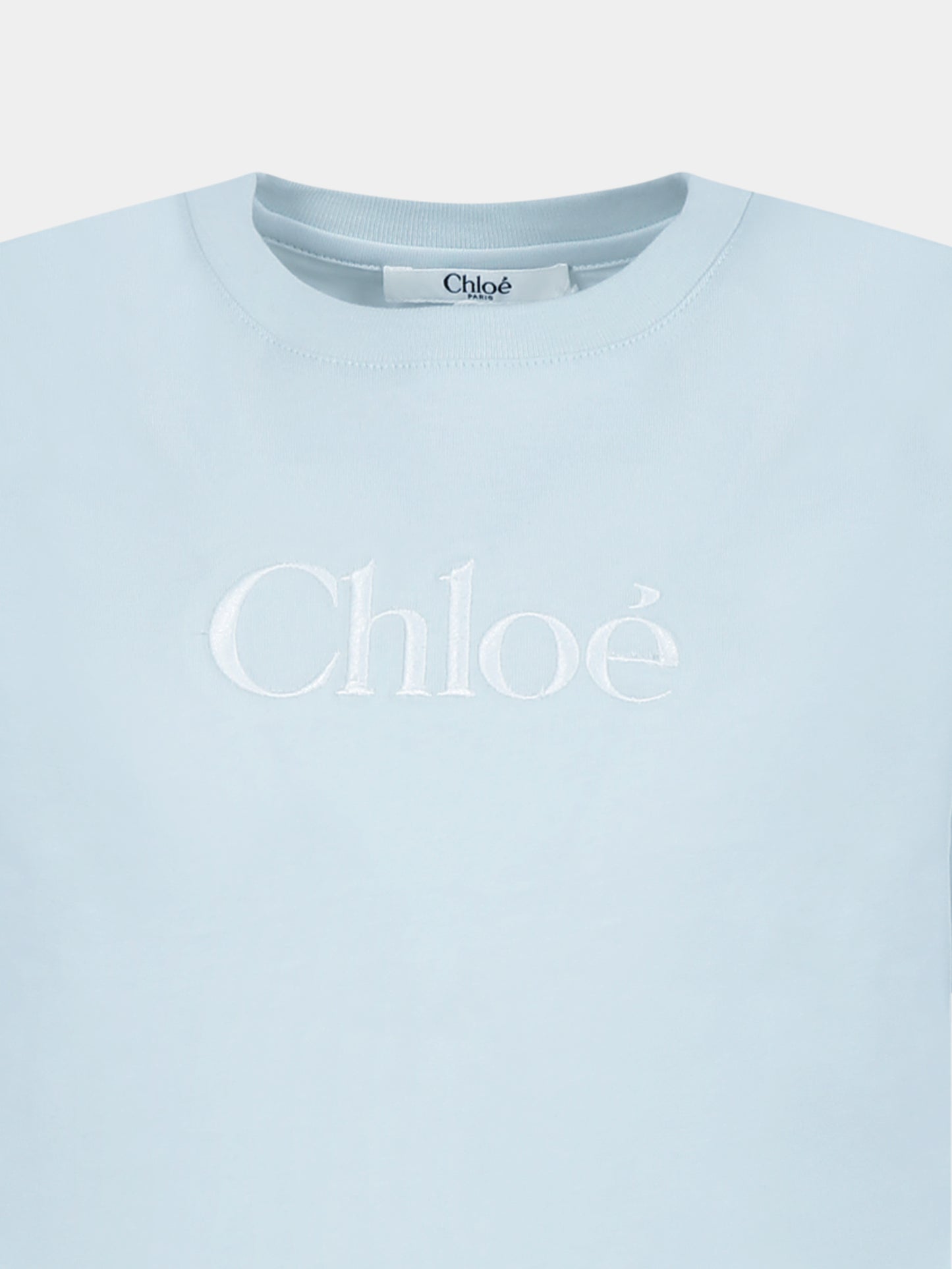 T-shirt vert pour fille avec logo