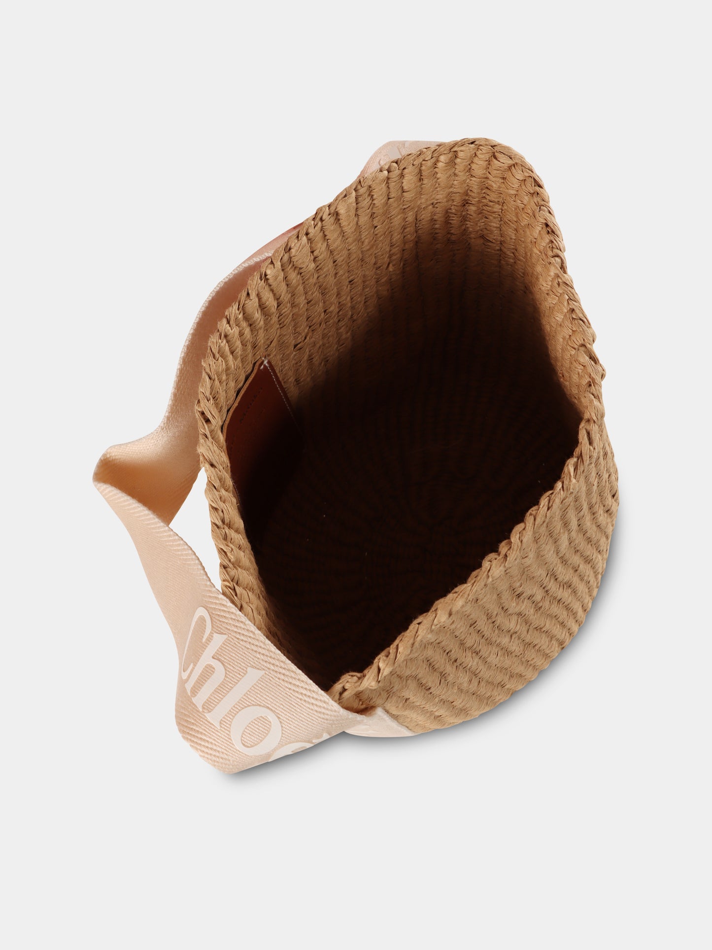 Sac marron pour fille avec logo