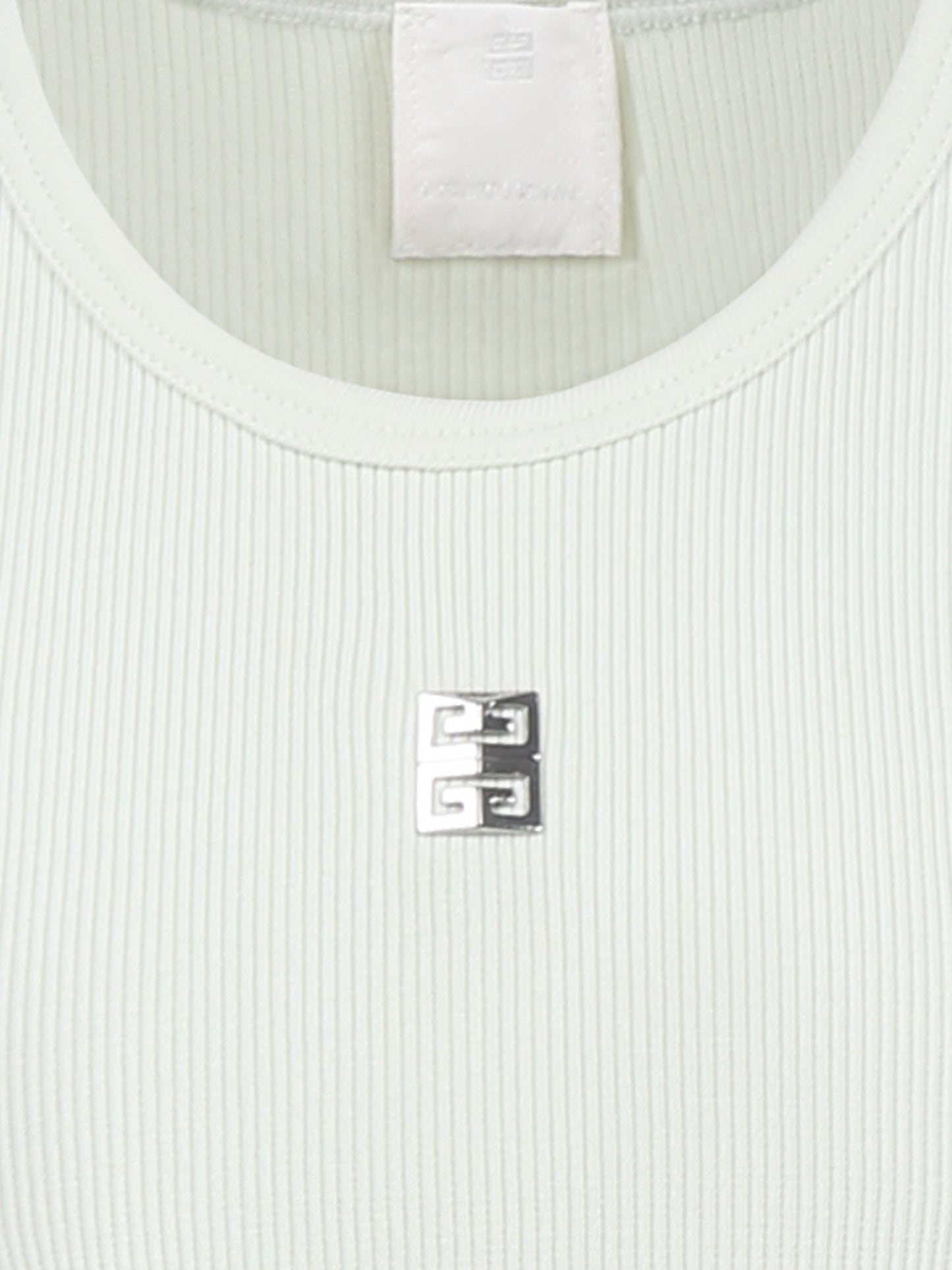 Robe vert pour fille avec logo