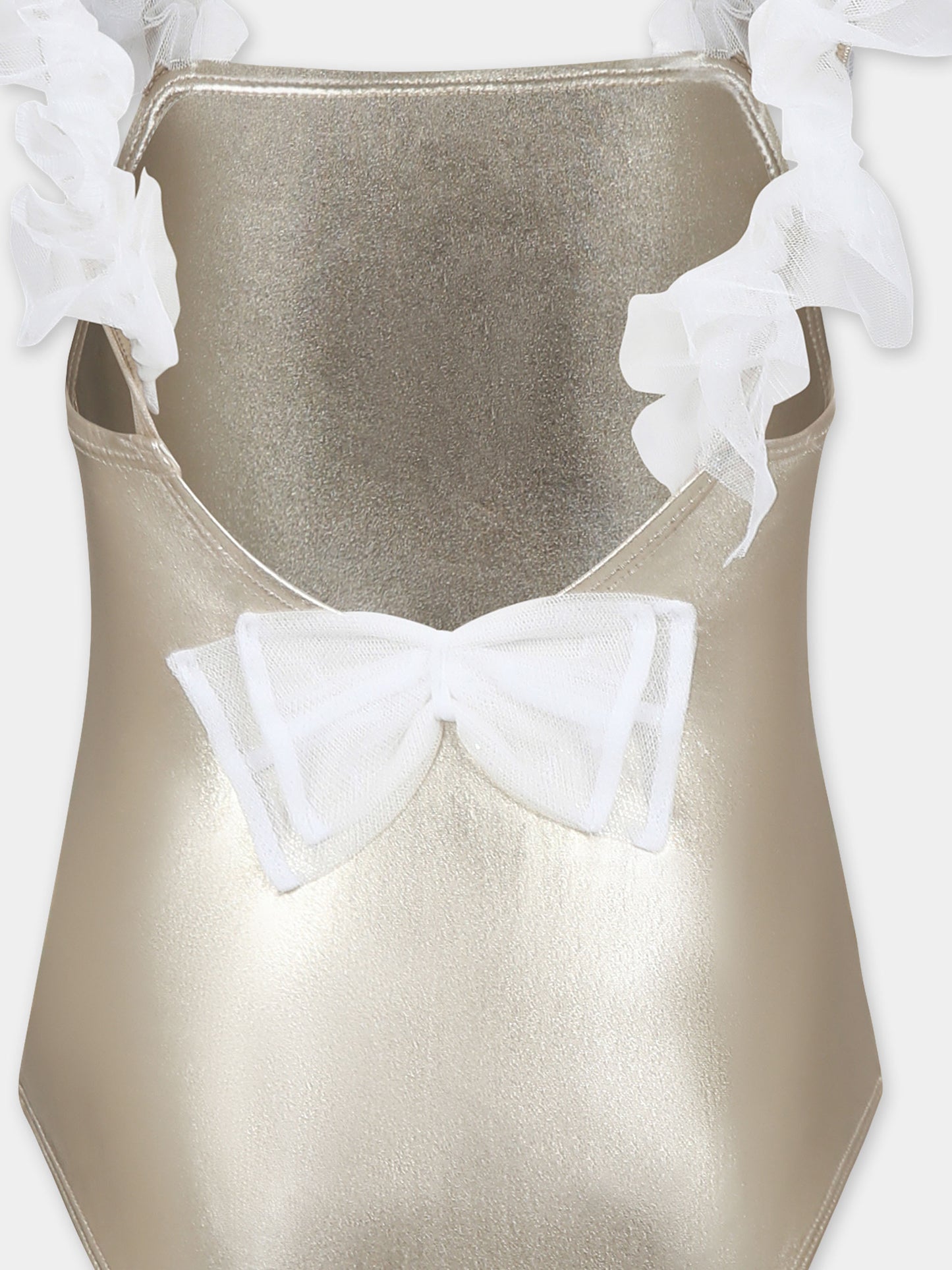 Maillot de bain doré pour fille