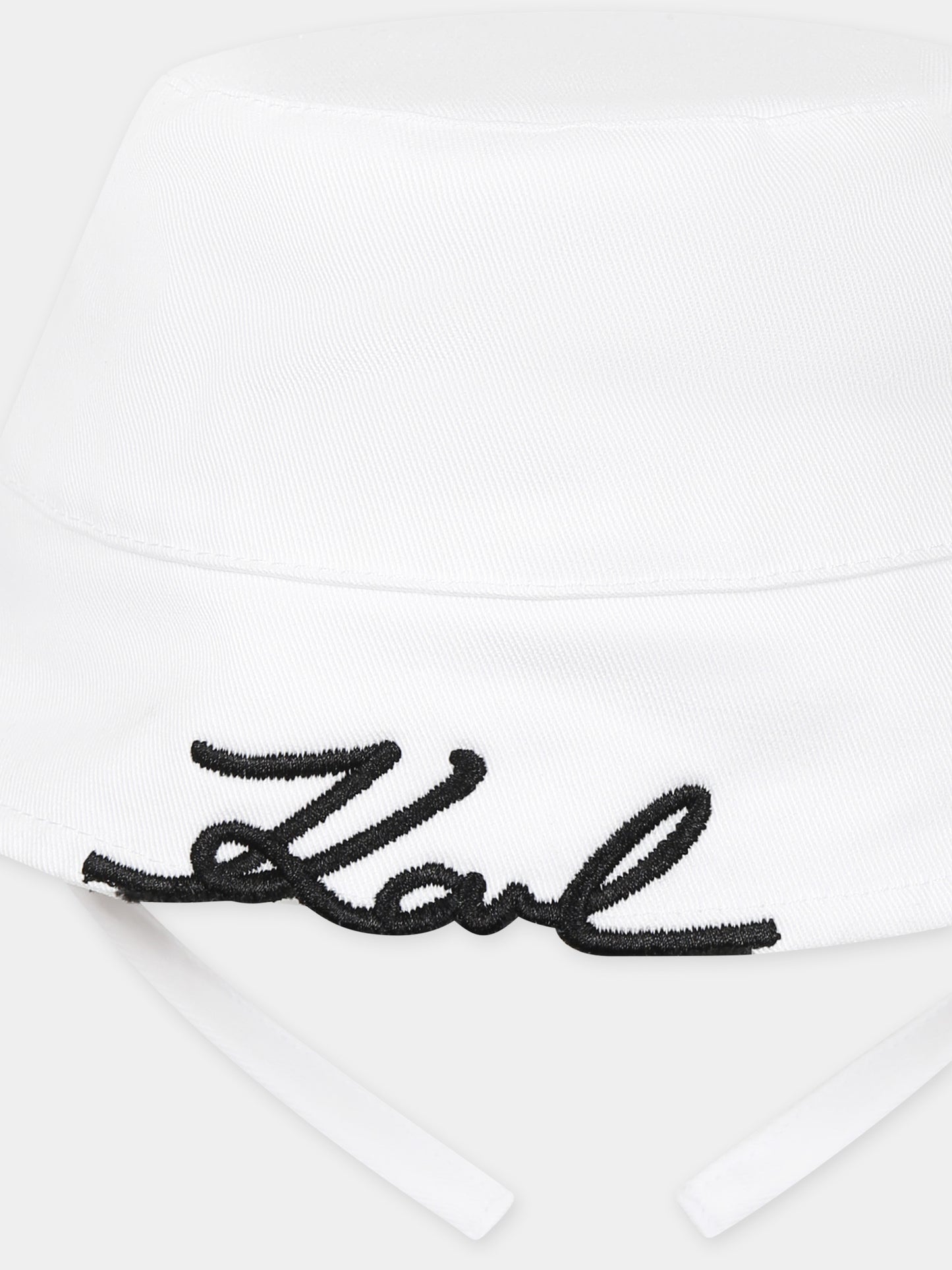 Cloche blanche pour bébé enfants avec logo