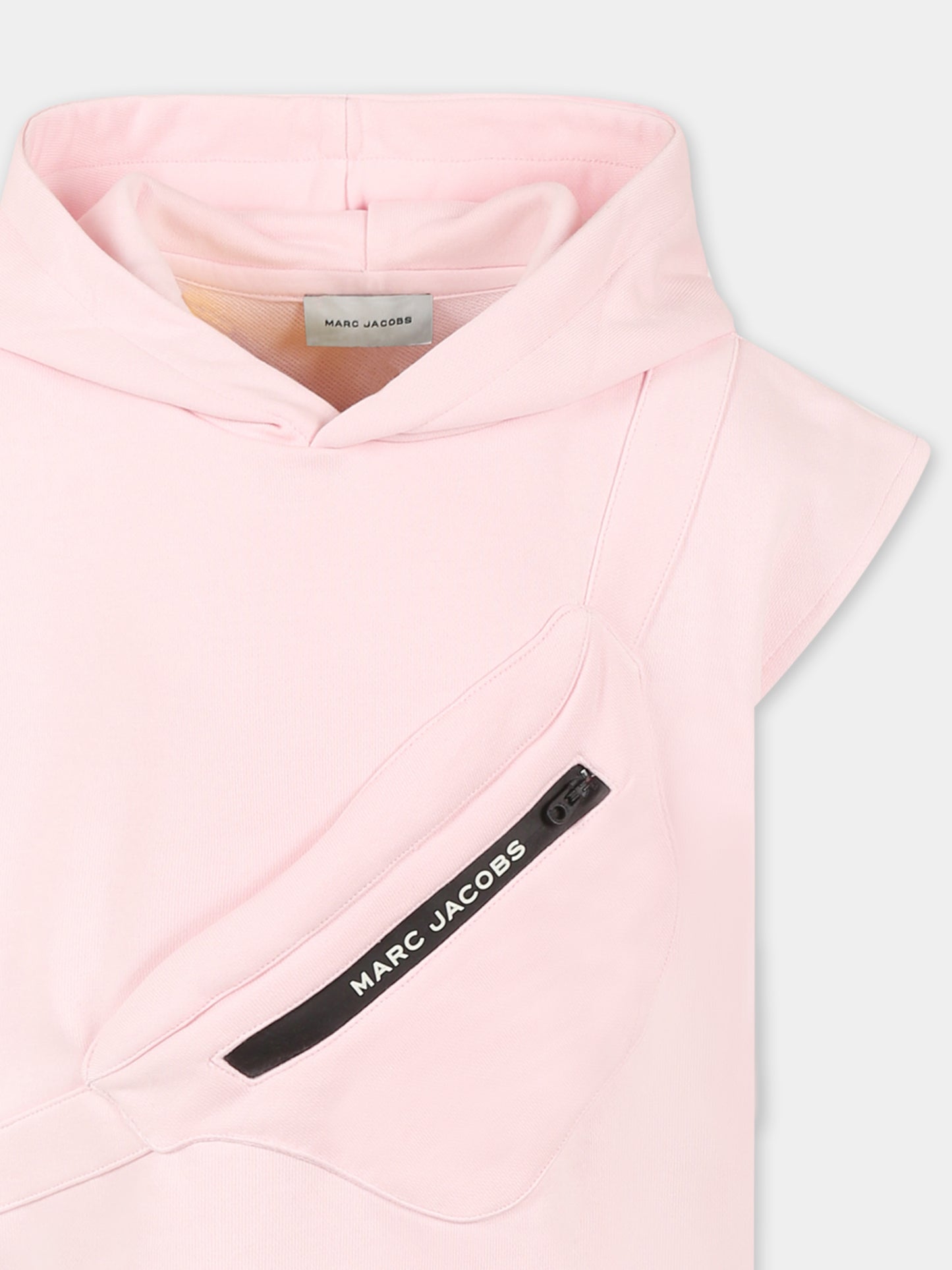 Vestito rosa per bambina con marsupio,Marc Jacobs,W60523 475