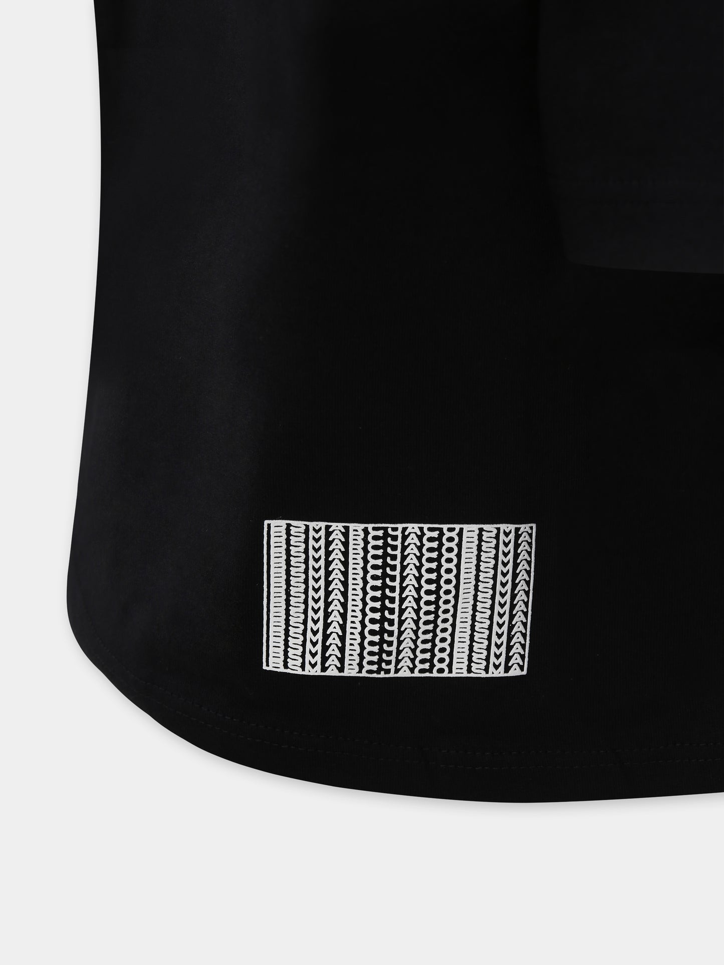 T-shirt noir pour enfants avec logo