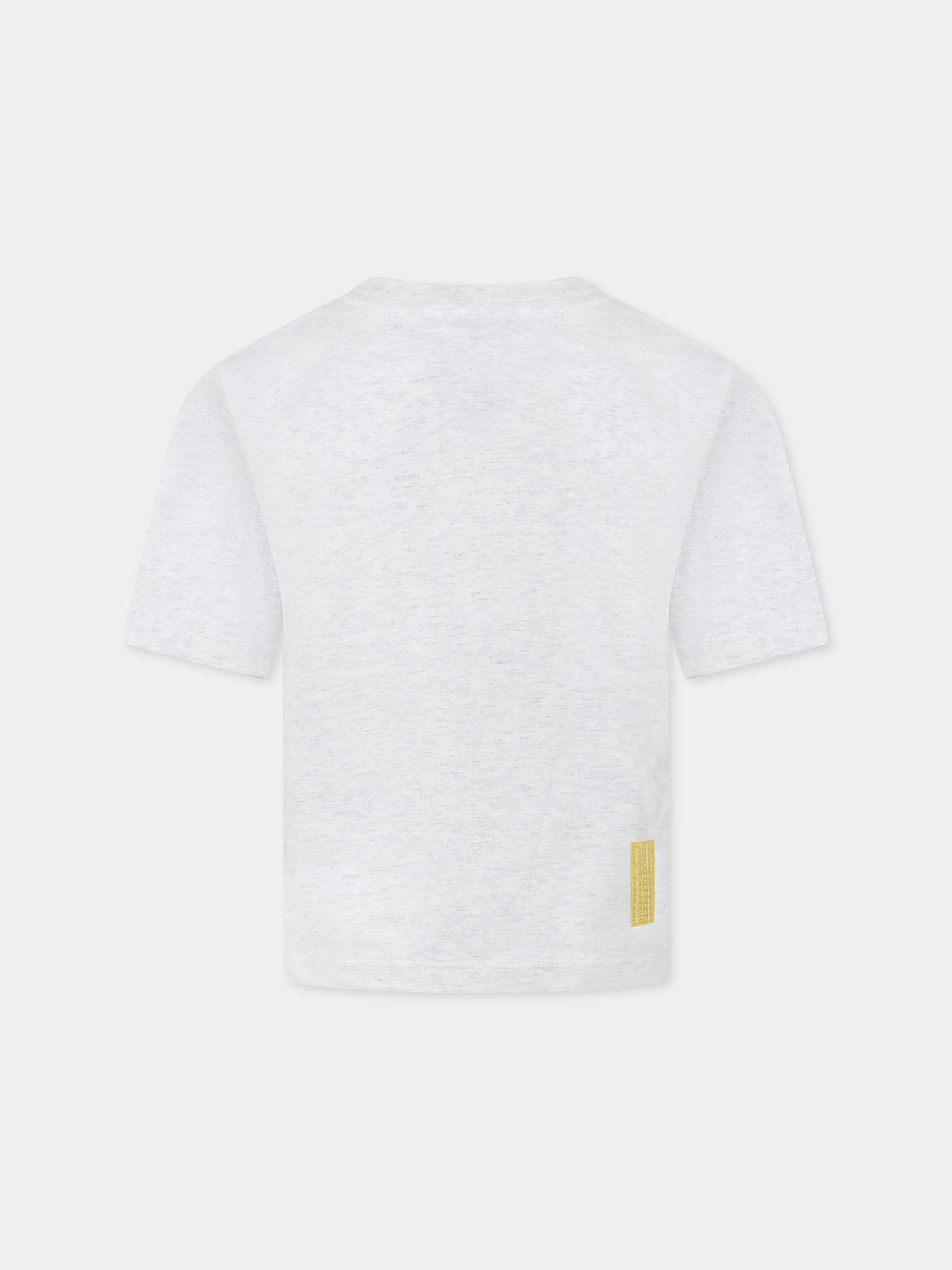 T-shirt gris pour garçon avec logo