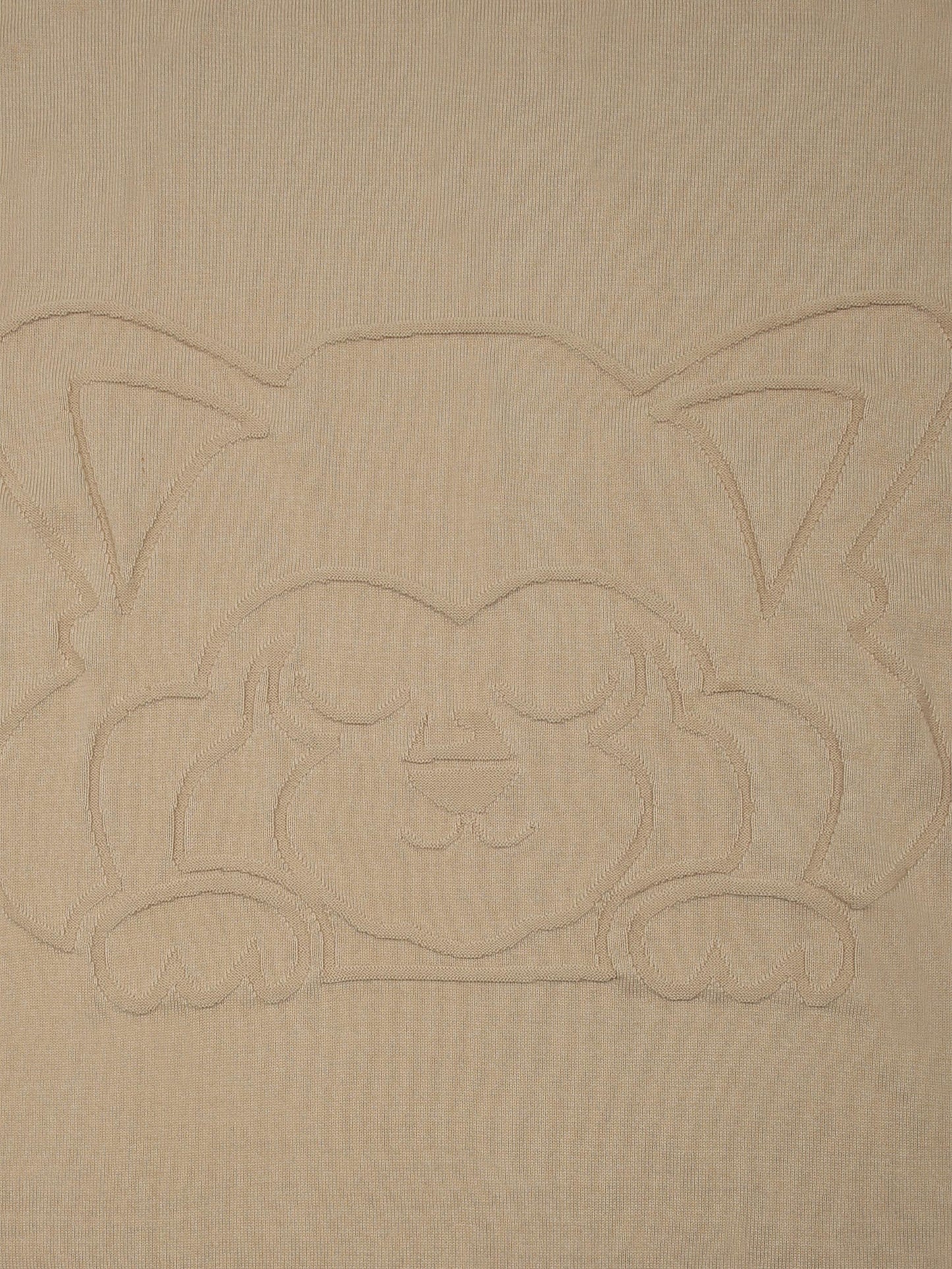 Couverture beige pour bébé garçon avec panda