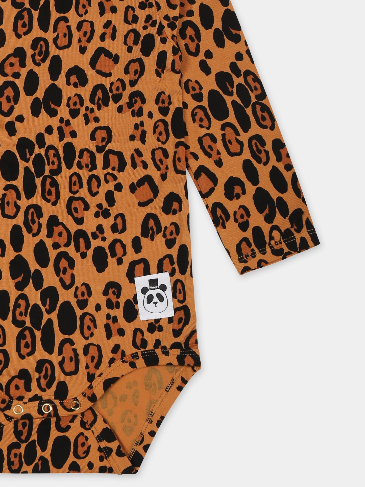 Body beige per neonati con stampa maculata,Mini Rodini,1000001413