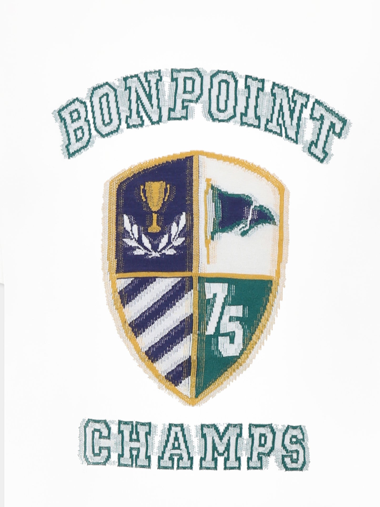 T-shirt ivoire pour garçon avec logo