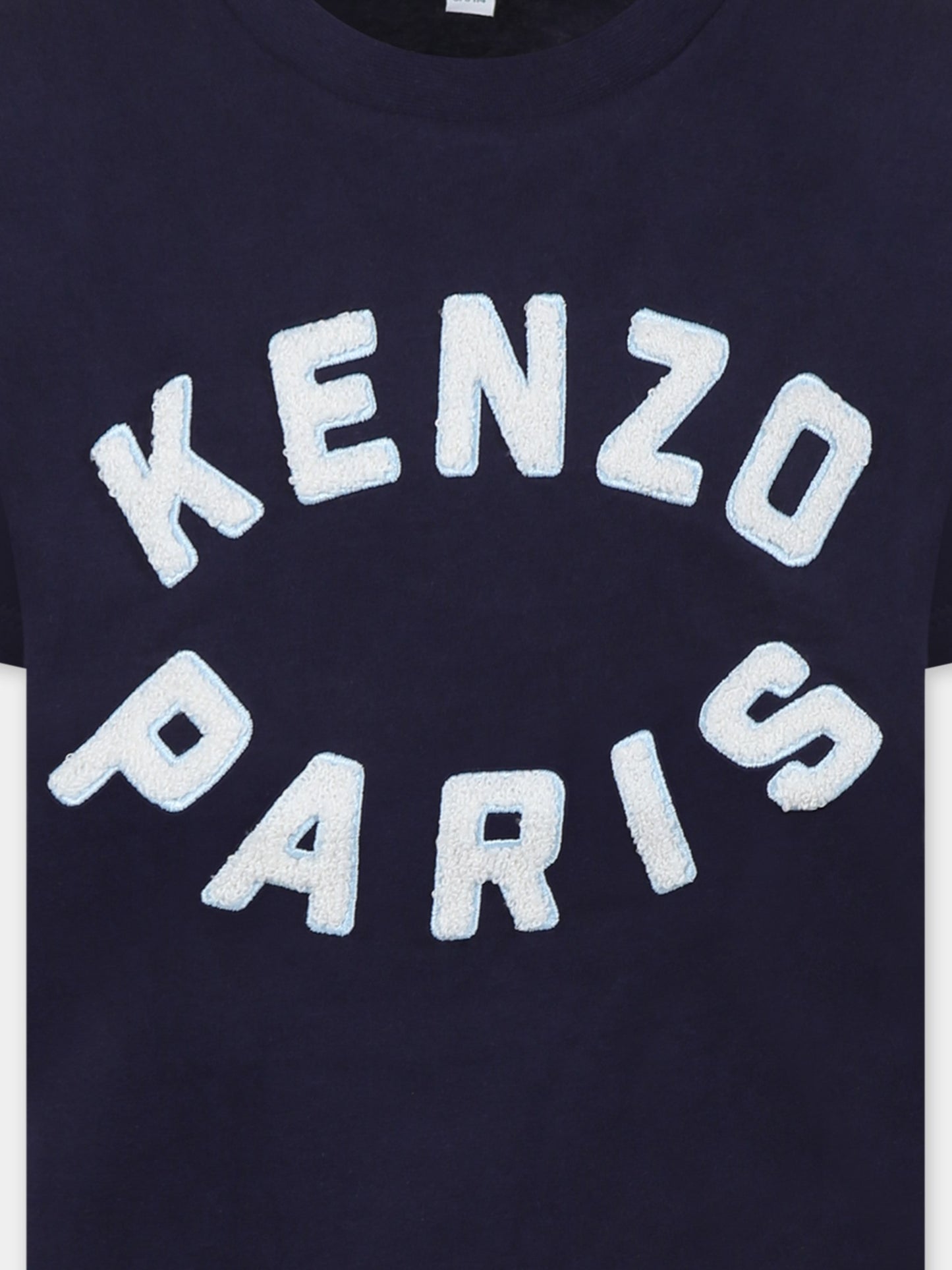 T-shirt bleu pour enfants avec logo