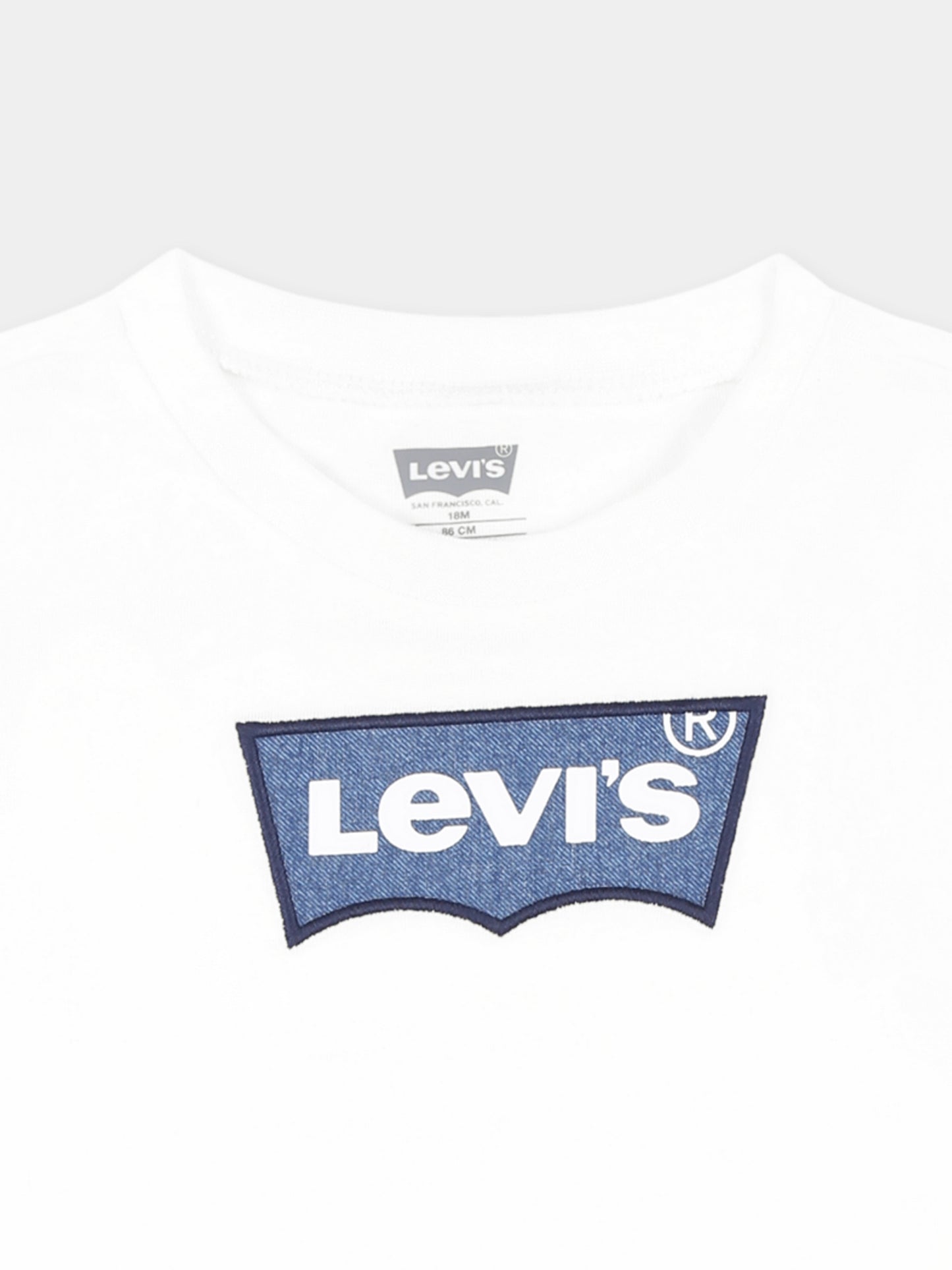 T-shirt bianca per neonato con logo,Levi's Kids,M318 W1T