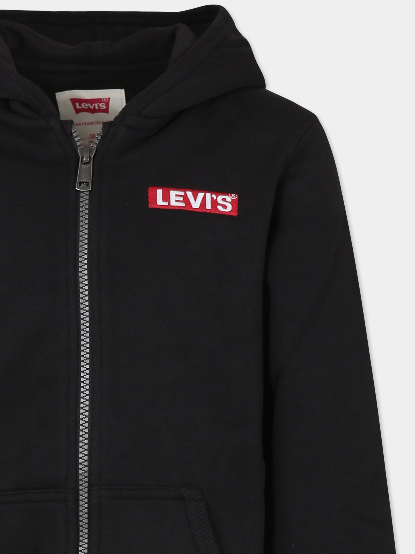 Felpa nera per bambino con logo,Levi's Kids,23WLK9EJ7629EJ762 K84
