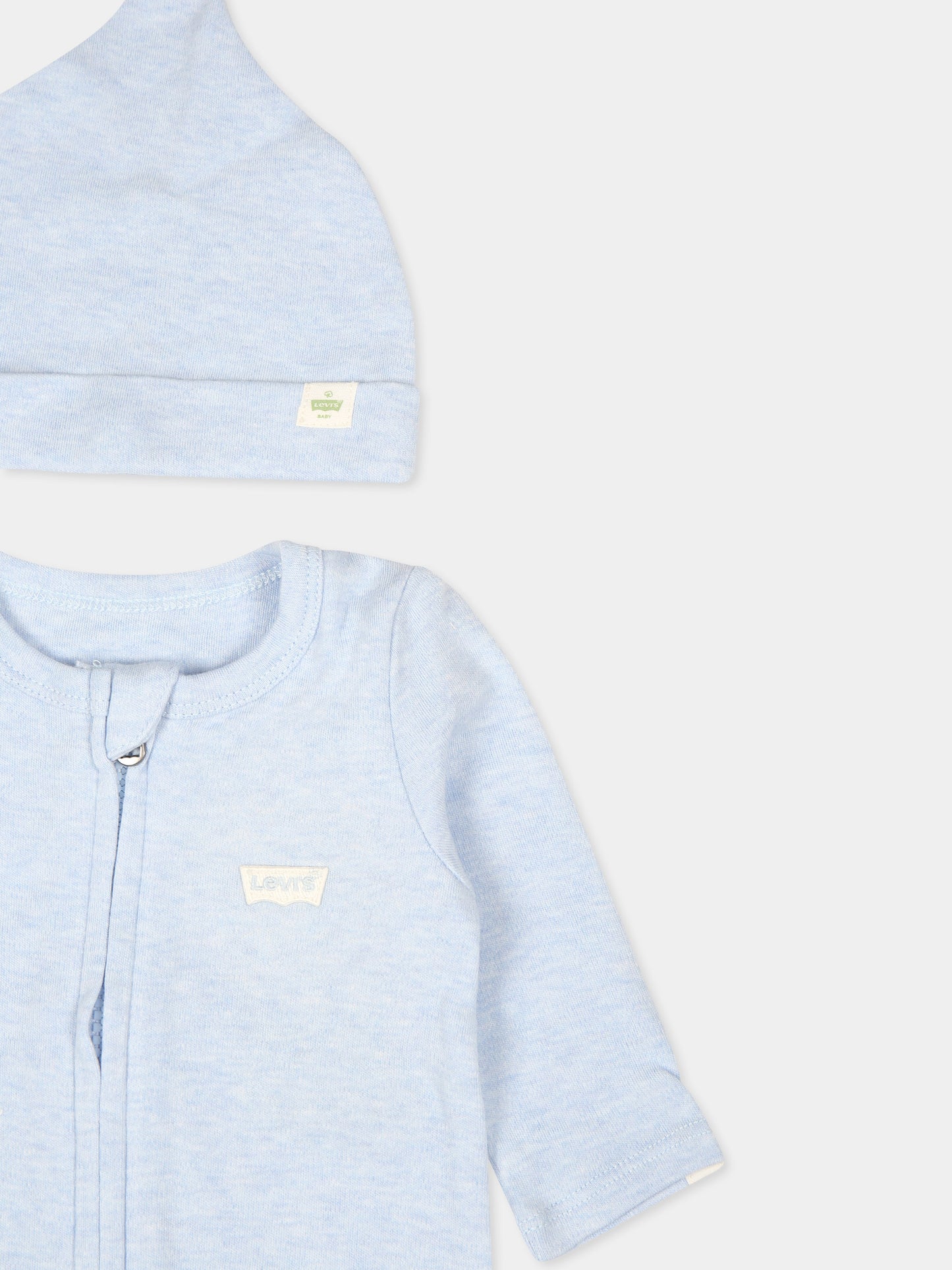 Set tutina celeste per neonato con logo,Levi's Kids,24SLK6EK247 BJO