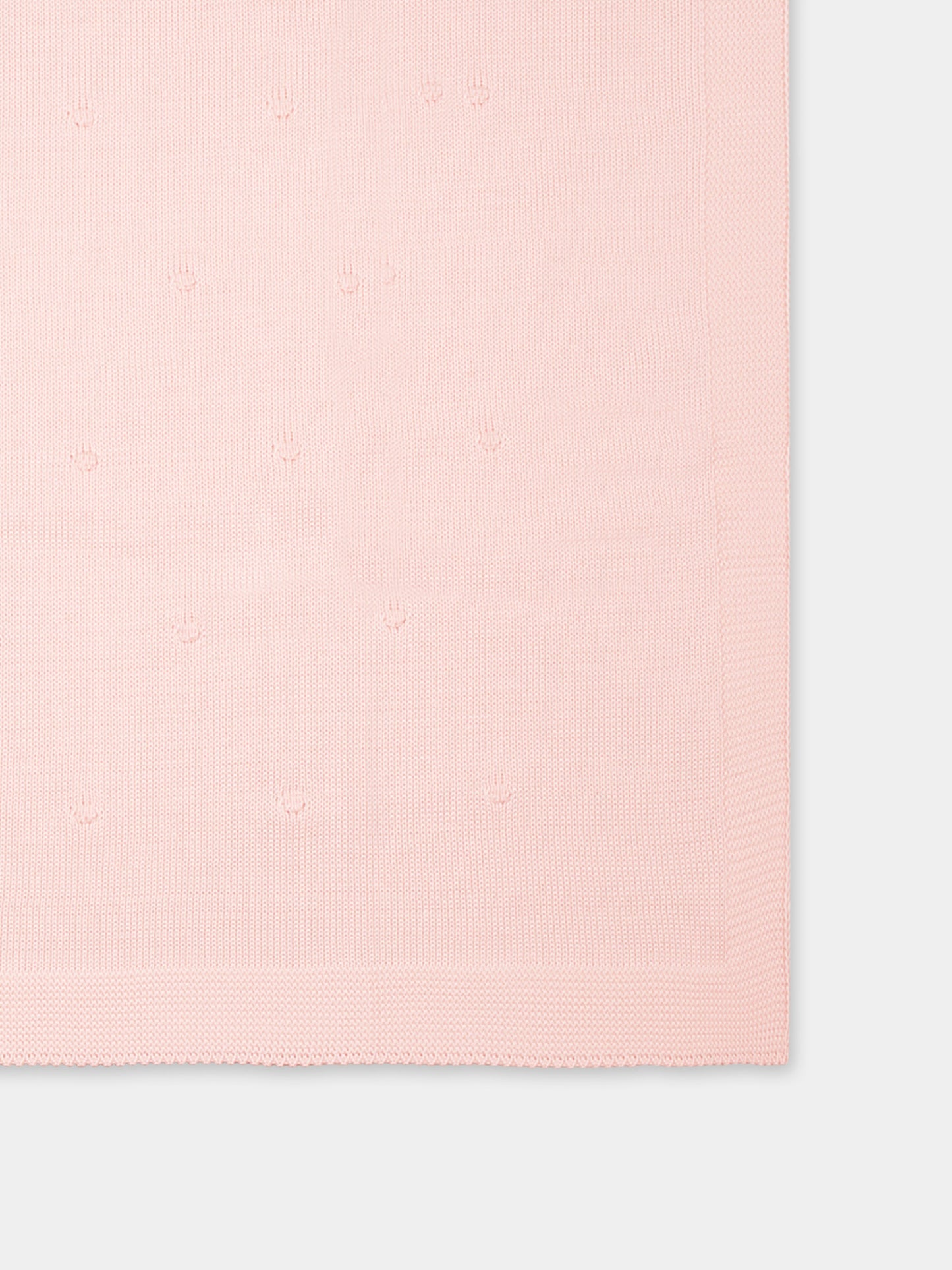 Coperta rosa per neonata con pois,Little Bear,1105 CIPRIA