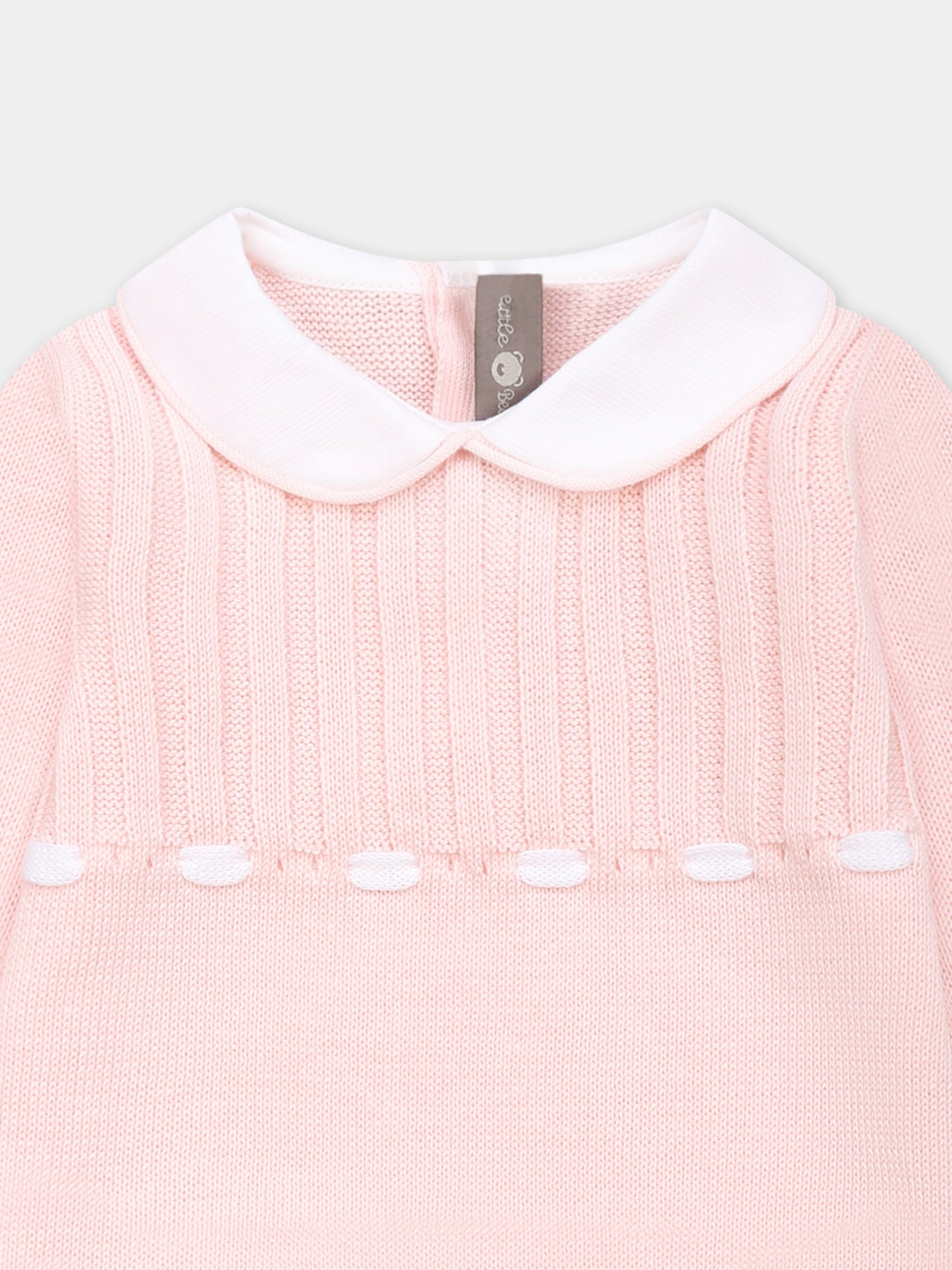 Combinaison rose pour bébé fille