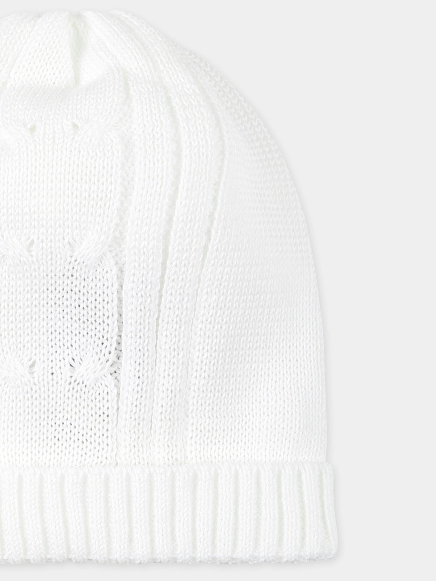 Cappello bianco per neonati,Little Bear,1114 BIANCO