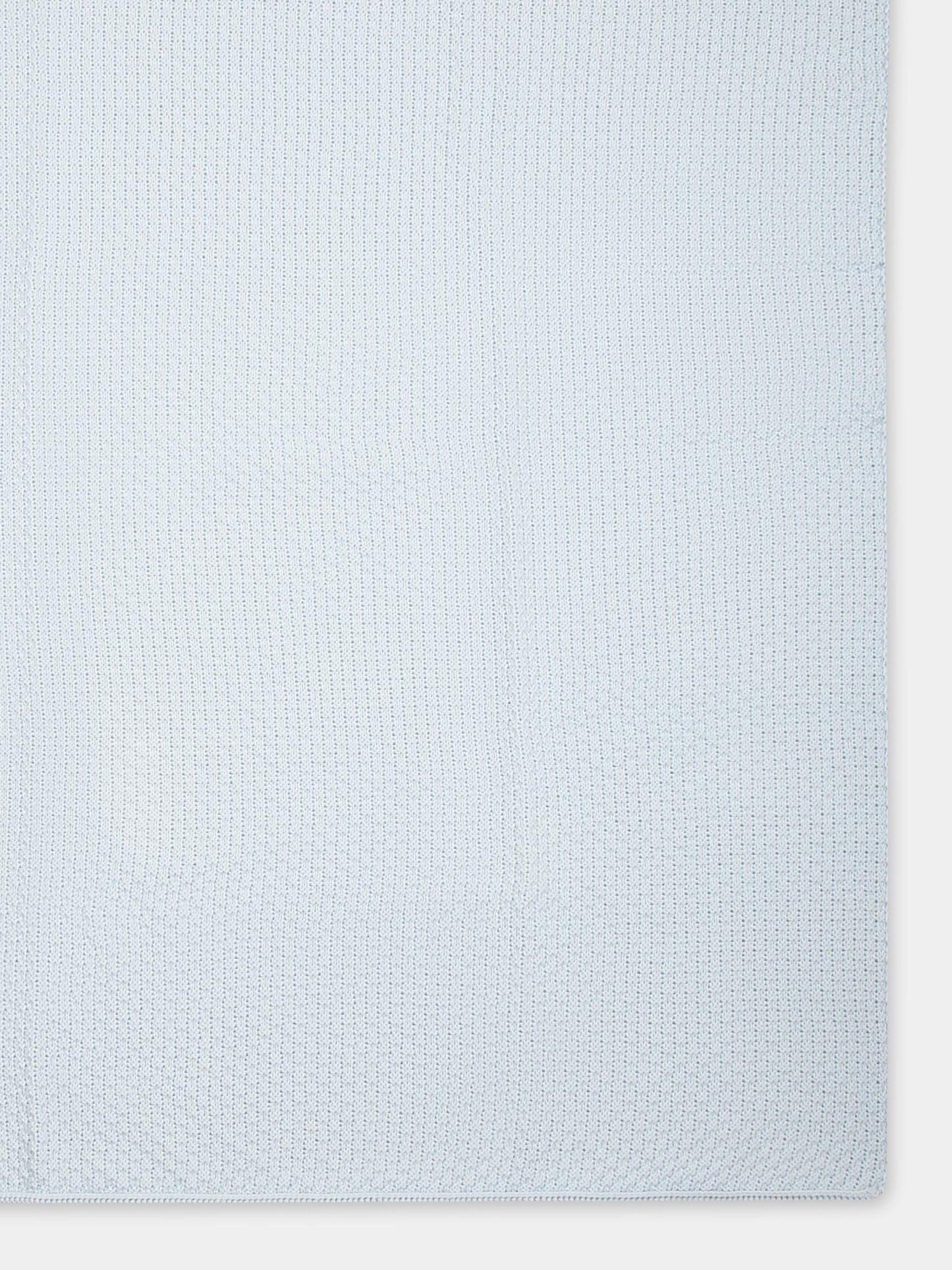 Couverture bleu clair pour bébé garçon