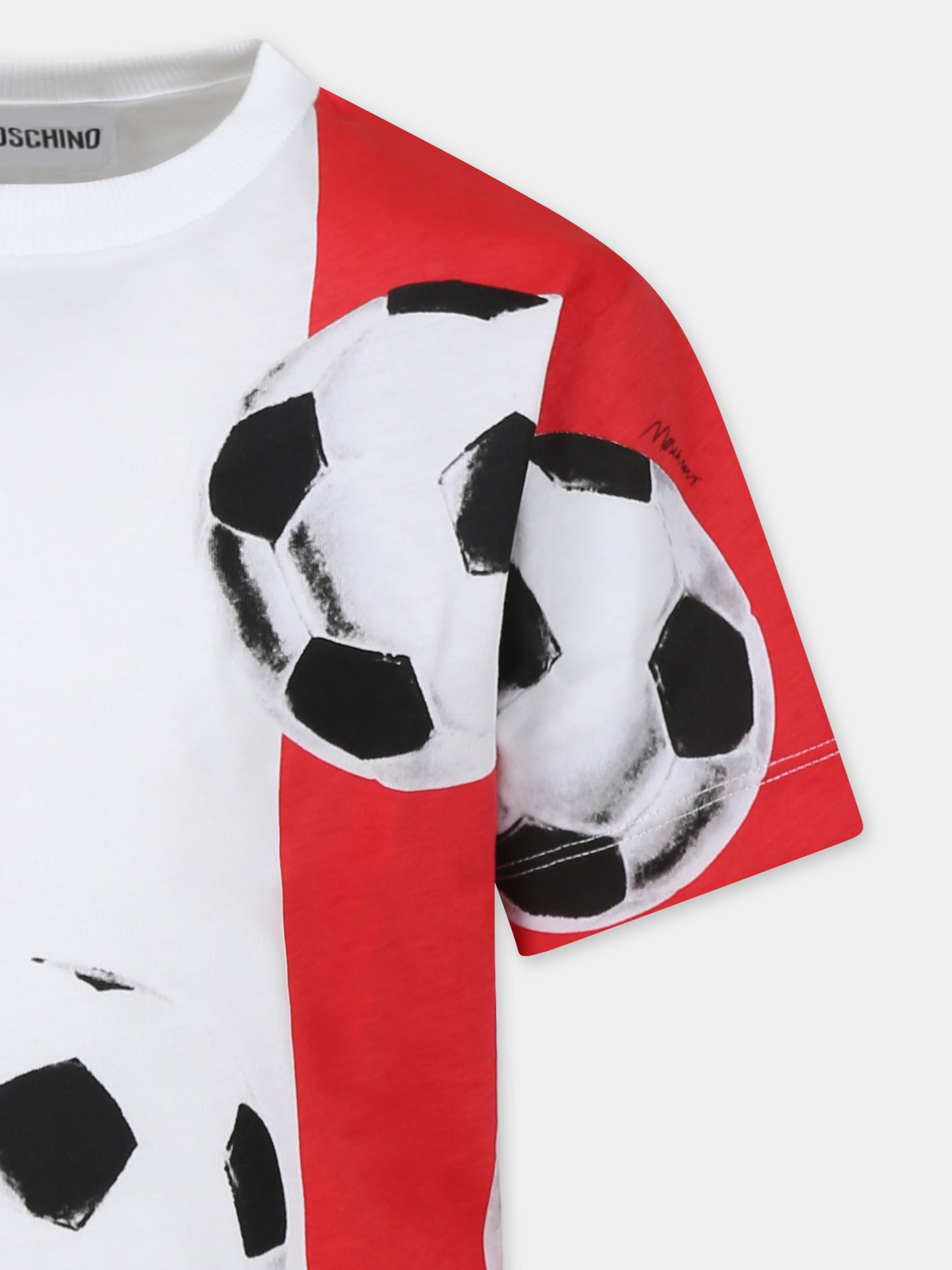 T-shirt multicolore pour garçon avec ballon