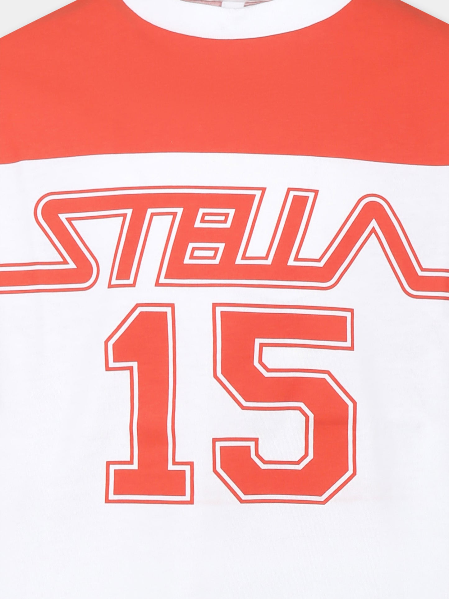 T-shirt blanc pour garçon avec logo